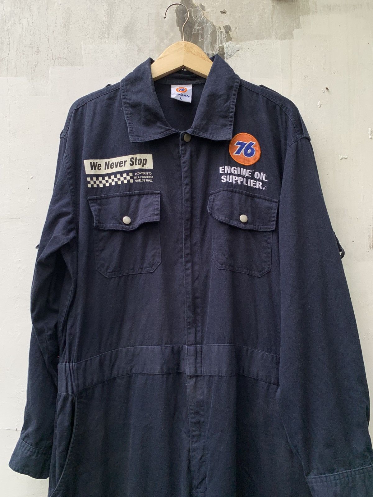 NASCAR Vintage Union 76 oil lubricants jump suit Size US 38 / EU 54 - 2 Thumbnail