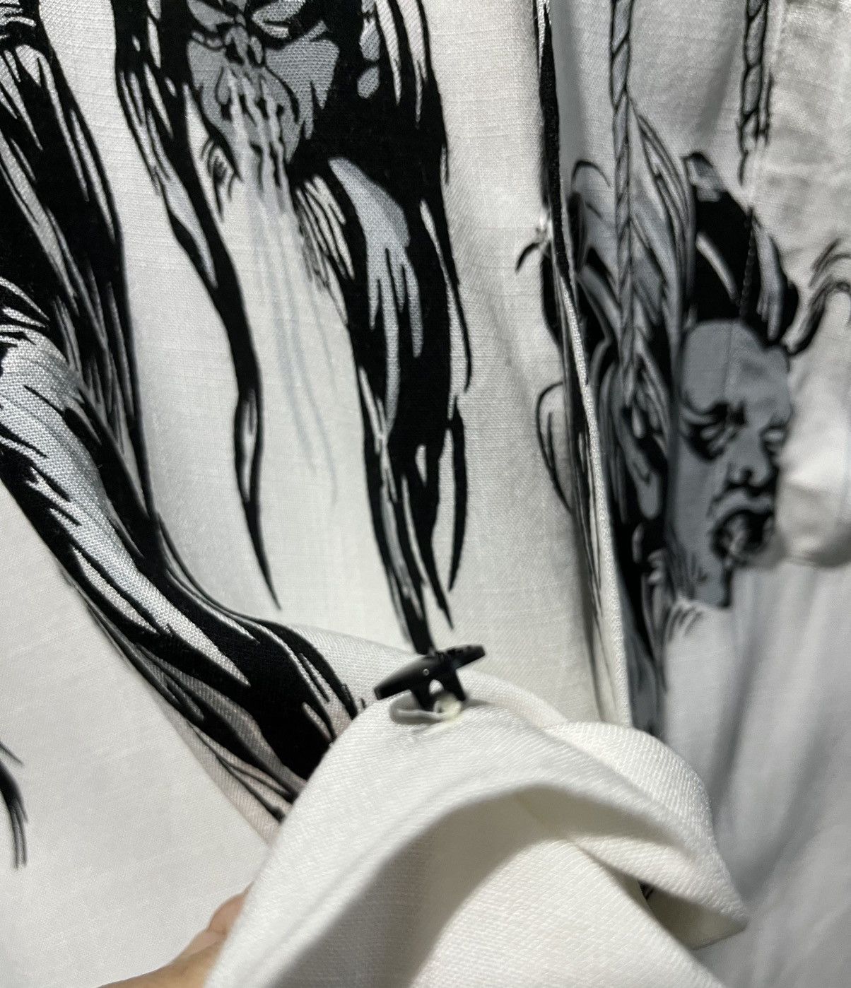 Star Of Hollywood STAR OF HOLLYWOOD × BEAMS SHRUNKEN HEAD Rayon Open Shirt Size US L / EU 52-54 / 3 - 7 Thumbnail