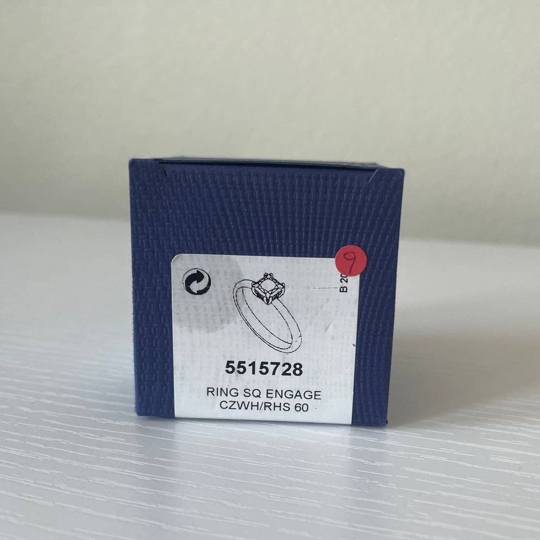 Swarovski Swarovski Attract ring Square Rhodium plated size 9 / EUR 60 Size ONE SIZE - 12 Thumbnail