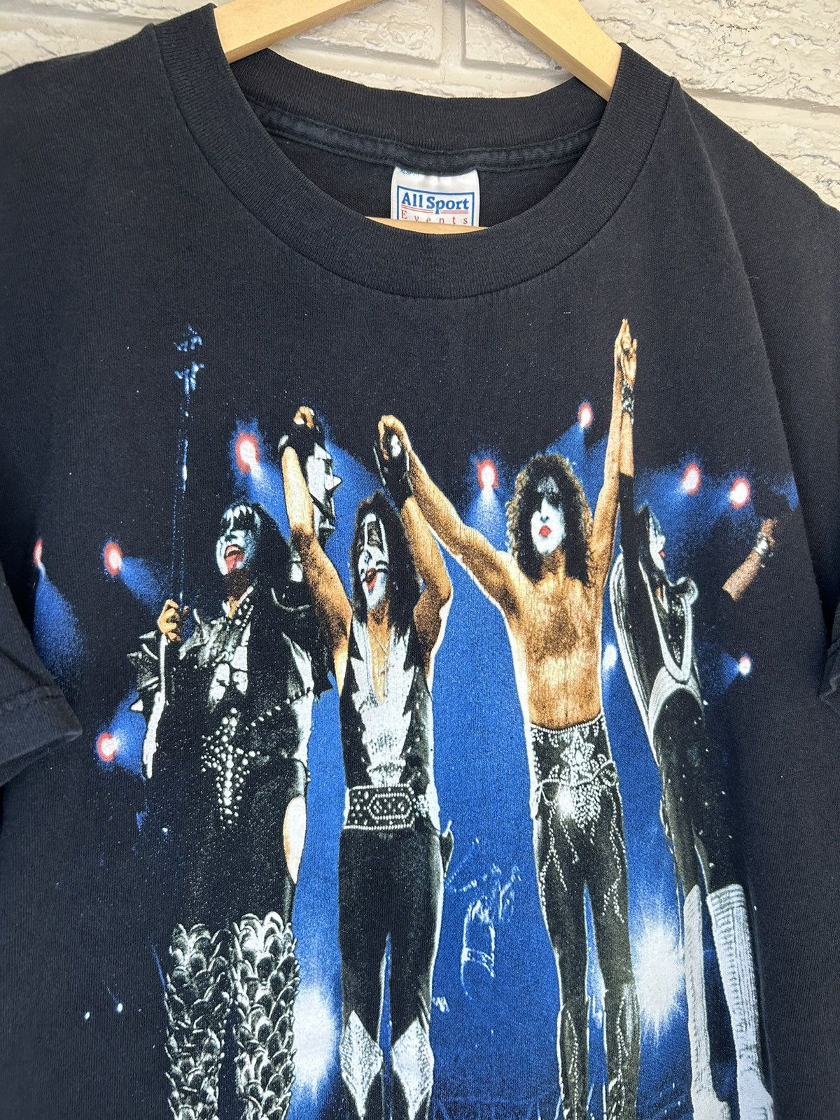Band Tees Vintage Kiss The Farewell Tour Band Tee Rare Size US L / EU 52-54 / 3 - 3 Thumbnail