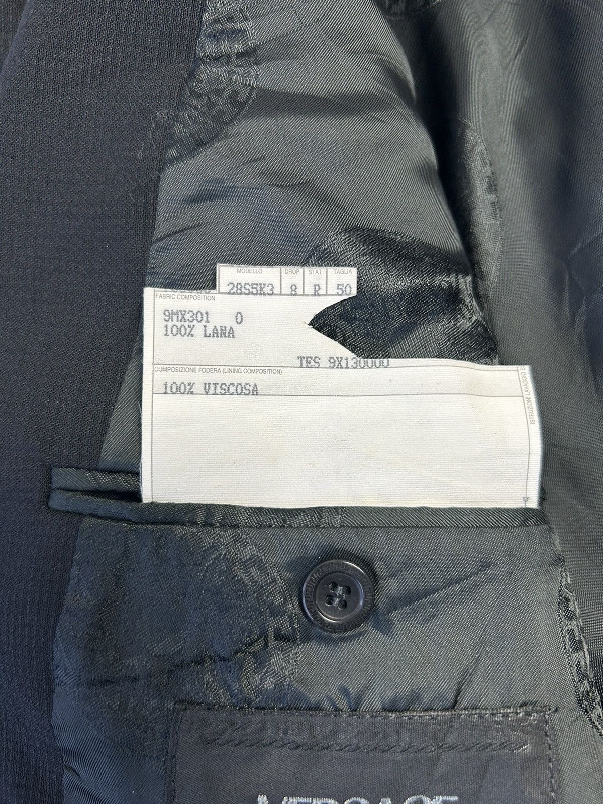 Designer × Versace VERSACE CLASSIC DOUBLE BREAST BLAZER Size 38R - 6 Thumbnail