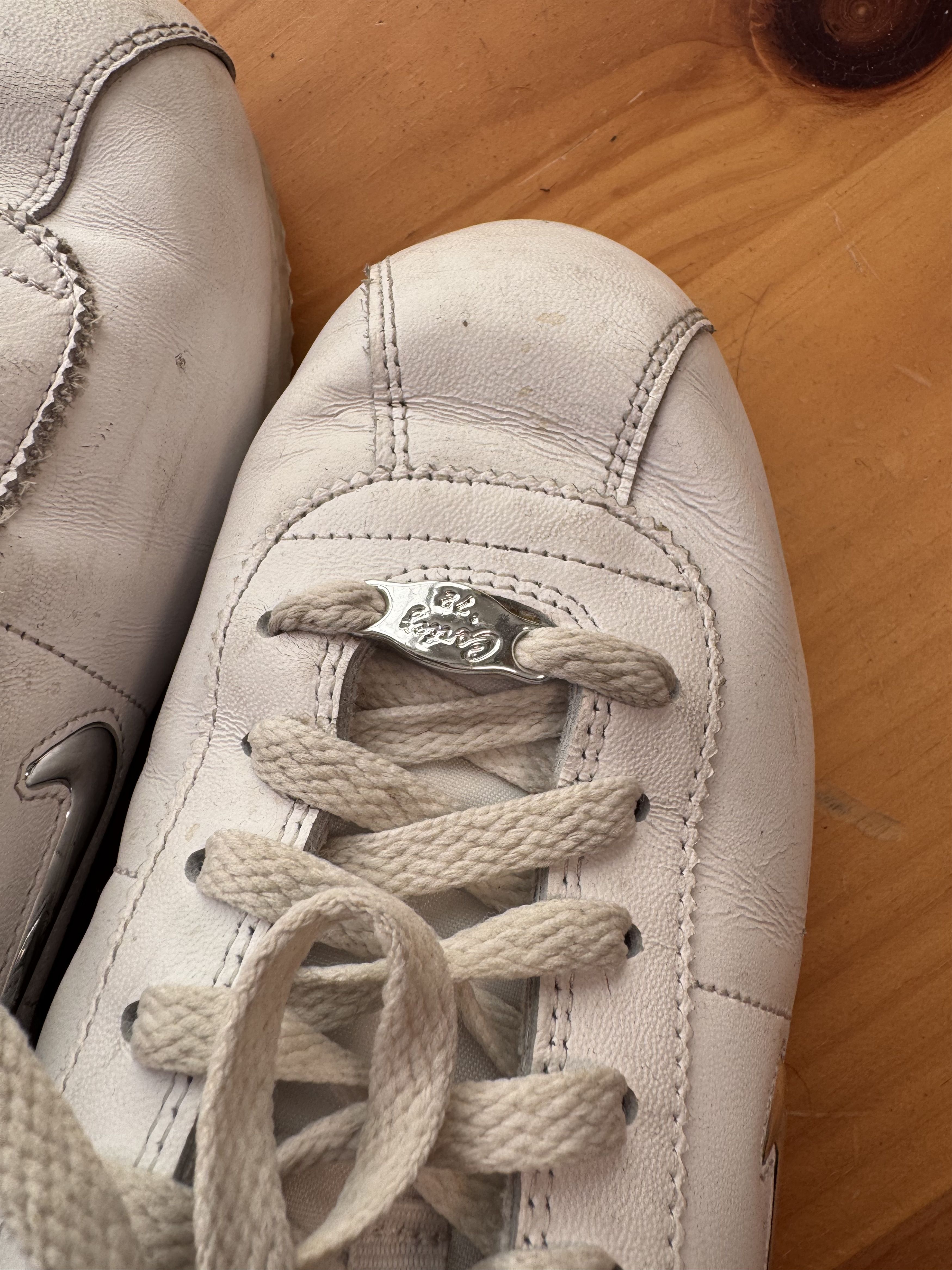 Nike Nike white cortez jewel sneaker Size US 10 / EU 43 - 7 Thumbnail