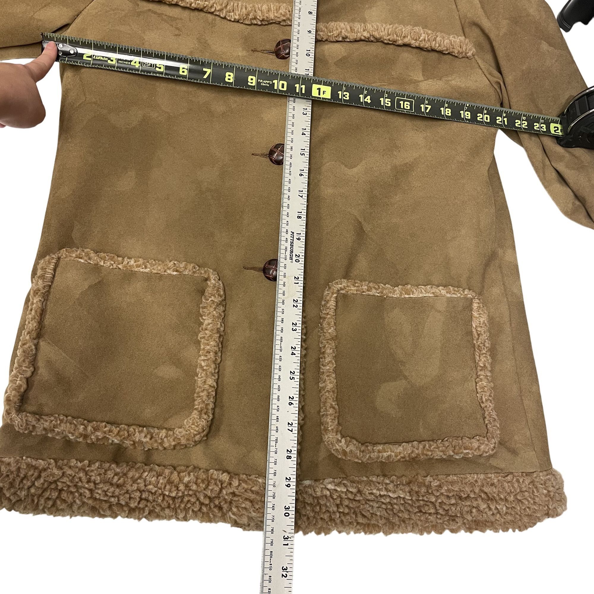 Other Vtg Fingerhut Brown FELTED Vinyl MOUNTAIN MAN Jacket Size XXL / US 16-18 / IT 52-54 - 6 Thumbnail