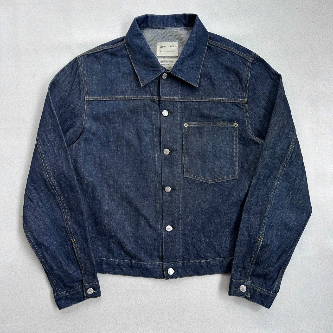 Helmut Lang 2000s Helmut Lang vintage cropped denim jacket archive 