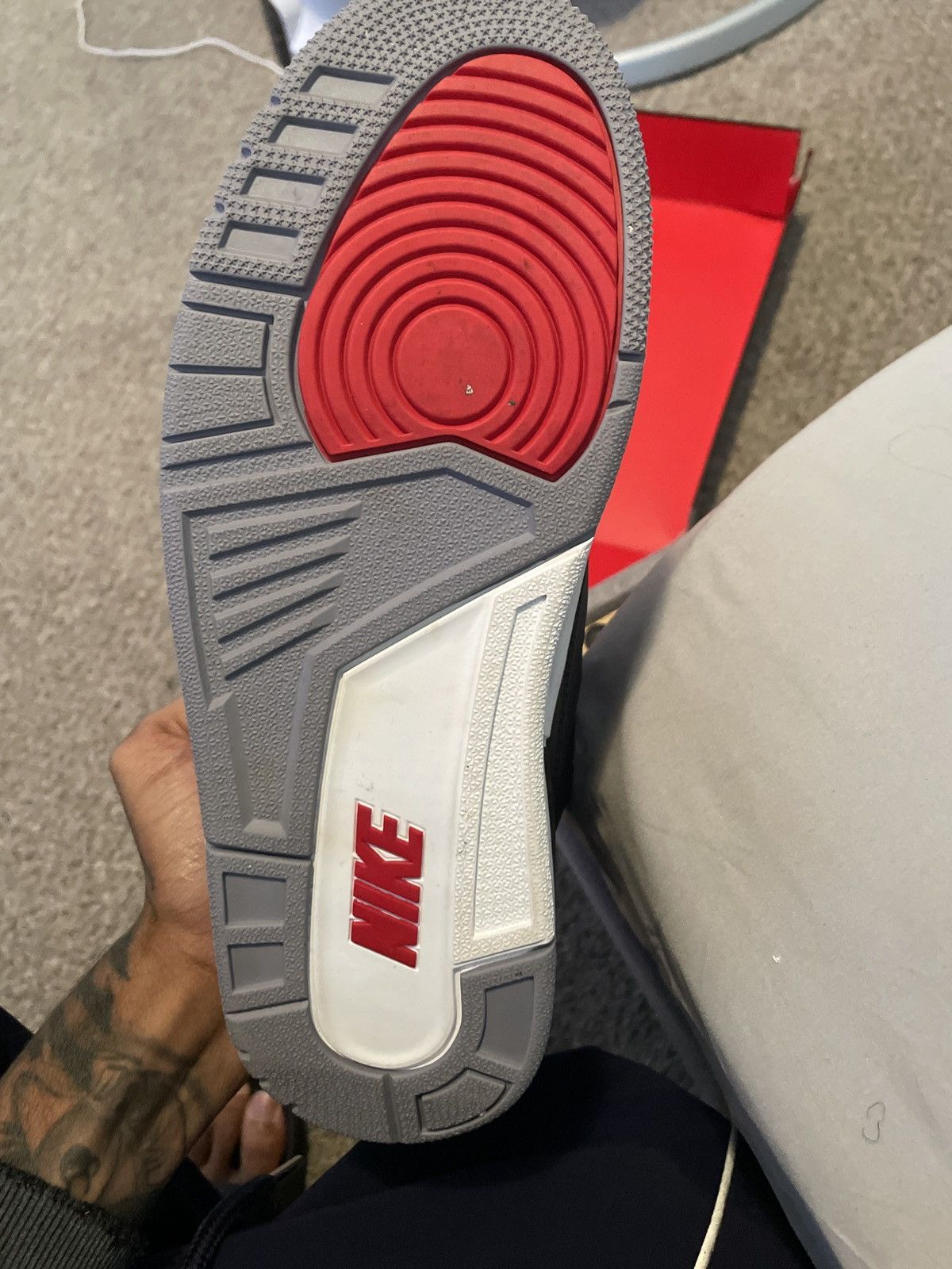 Jordan Brand Black cenent 3s reimagined Size US 8.5 / EU 41-42 - 5 Thumbnail