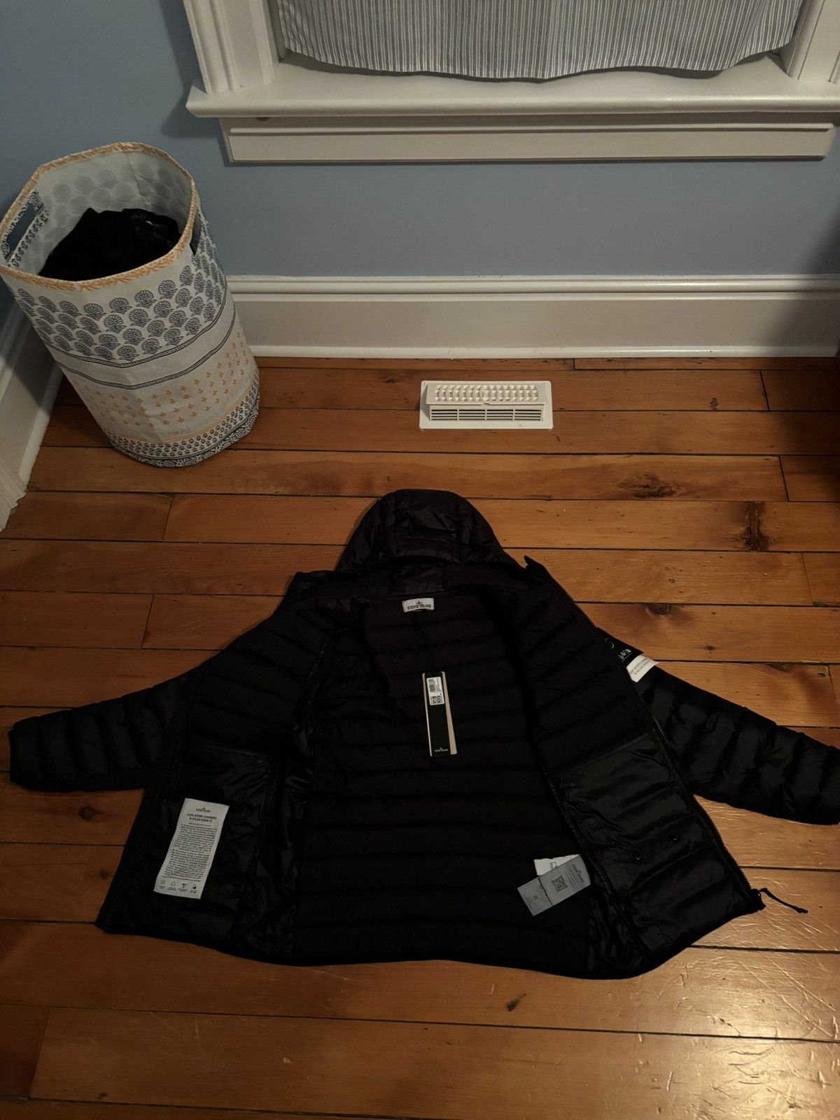 Stone Island Stone Island Black Med Down Loom Woven Jacket Size US M / EU 48-50 / 2 - 5 Thumbnail