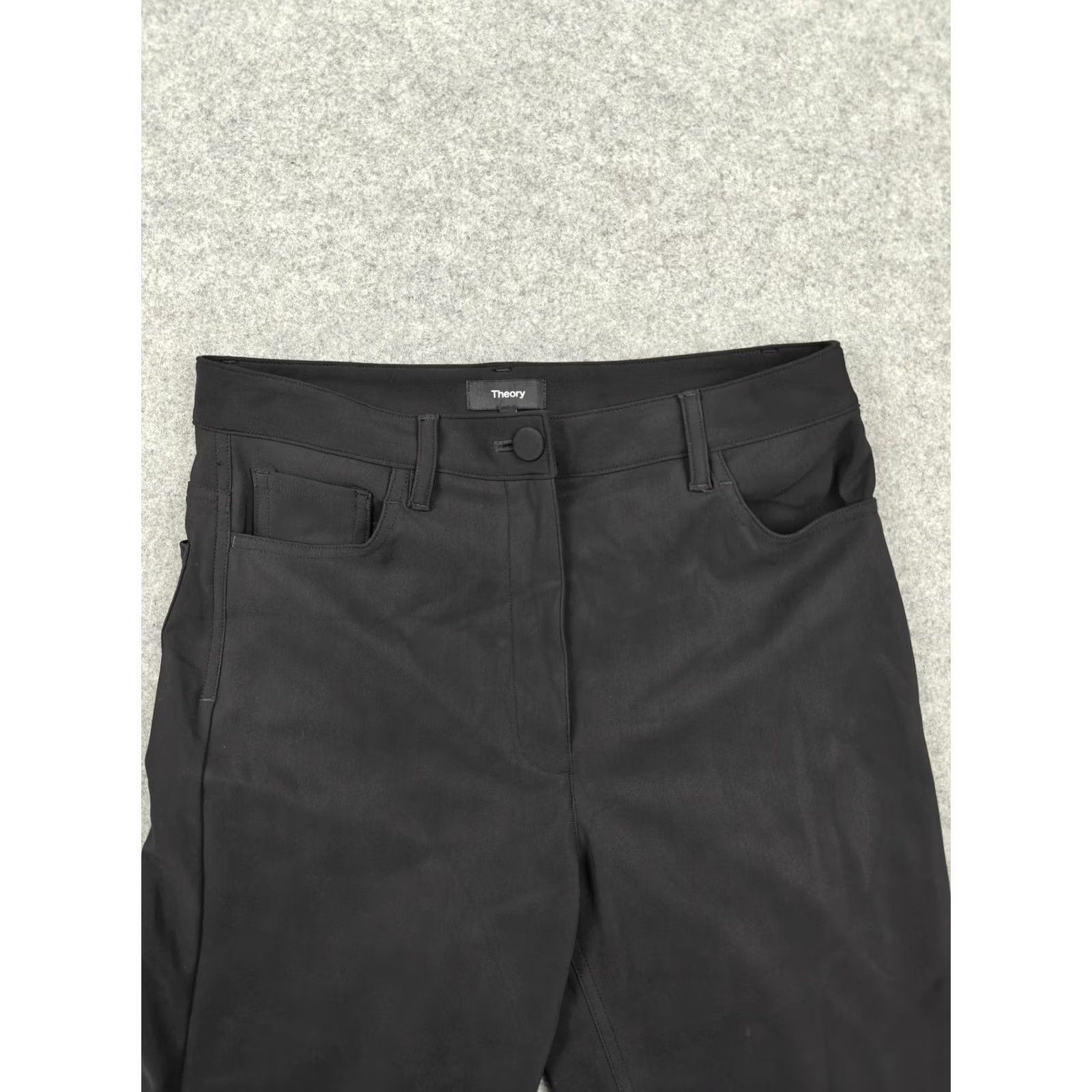 Theory Theory Pants Womens 8 Black Demitria HW Precision Ponte Flare Dress Career Pants Mens? Size 30" / US 8 / IT 44 - 2 Thumbnail