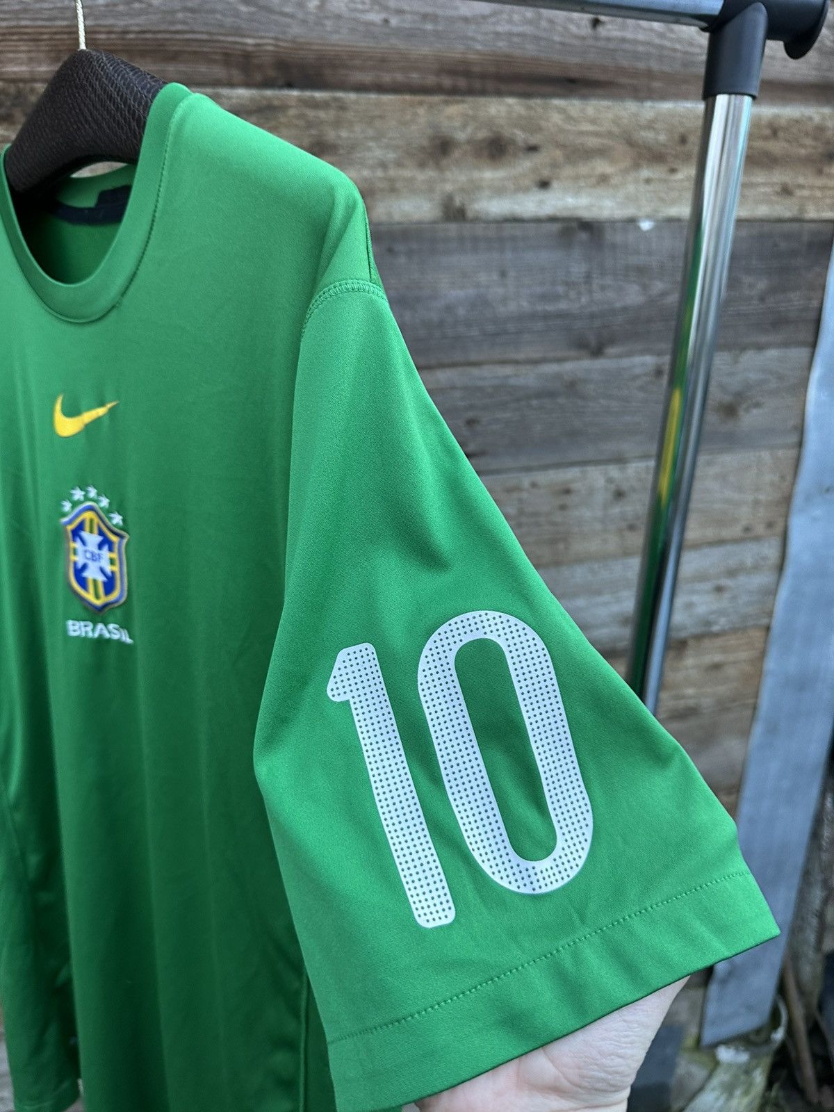 Nike × Vintage 2010 Brazil Training Soccer Jersey Size US XL / EU 56 / 4 - 3 Thumbnail