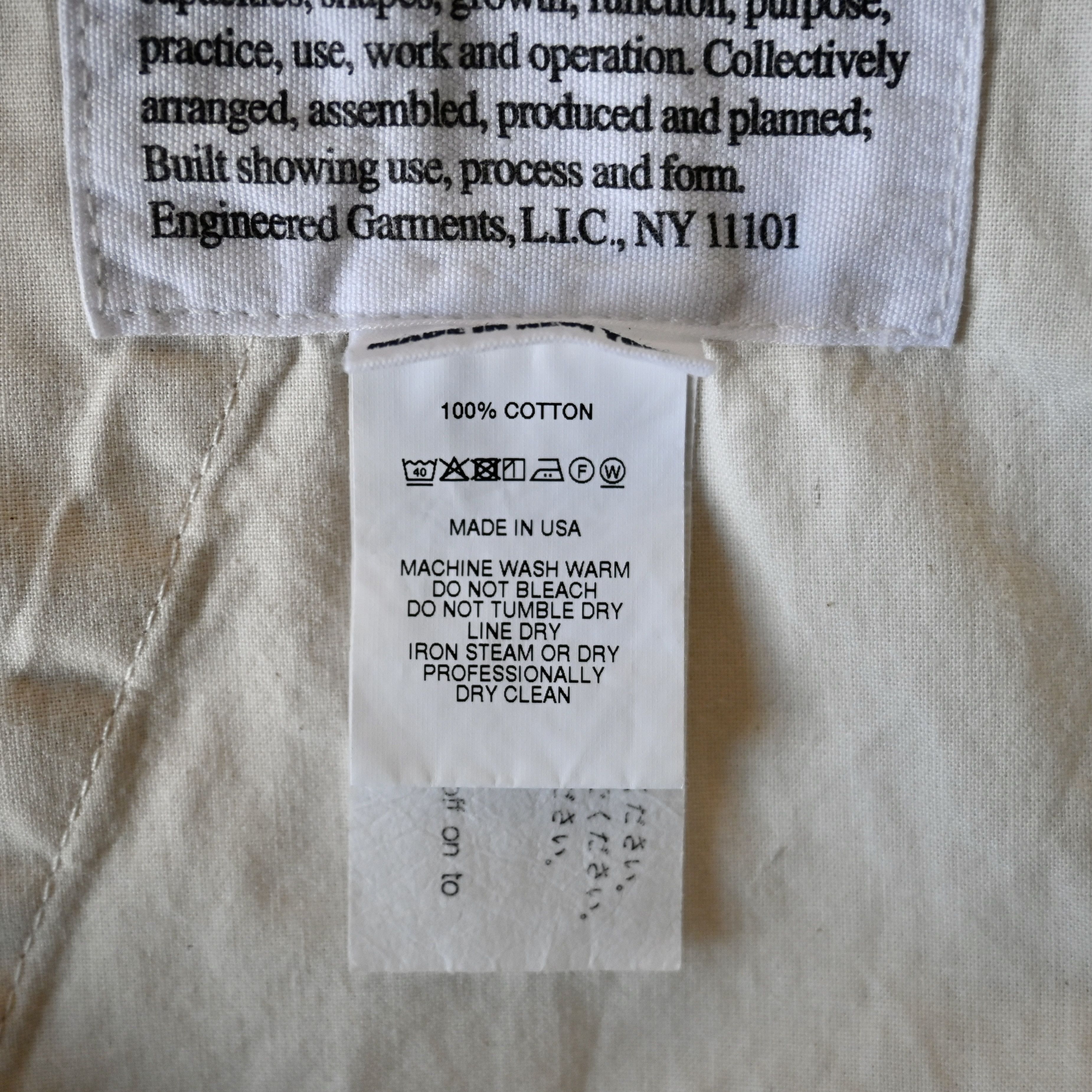 Engineered Garments Engineered Garments "Painter Pant" twill, natural white Size US 34 / EU 50 - 19 Thumbnail