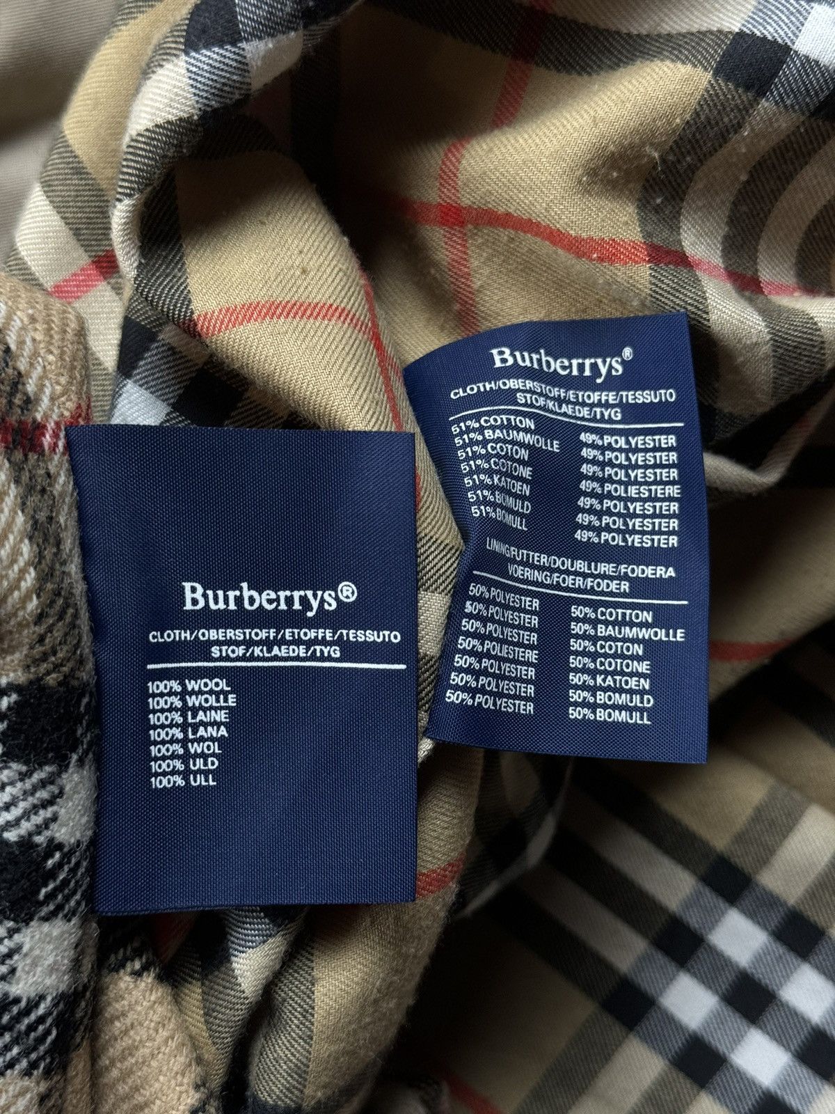 Burberry Vintage trench coat Burberry original luxury streetwear item Size L / US 10 / IT 46 - 5 Thumbnail