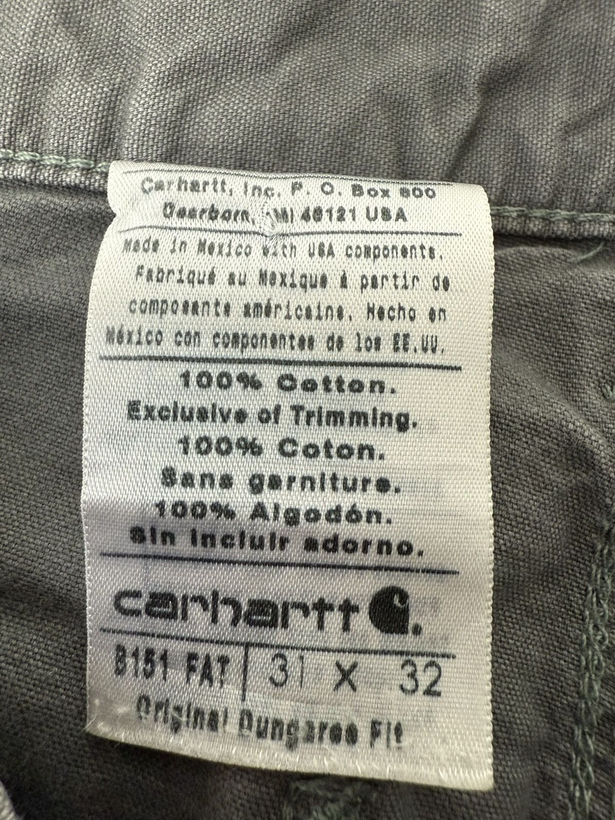 Carhartt Vintage Carhartt Light Cotton Carpenter Pants Size US 31 - 4 Thumbnail
