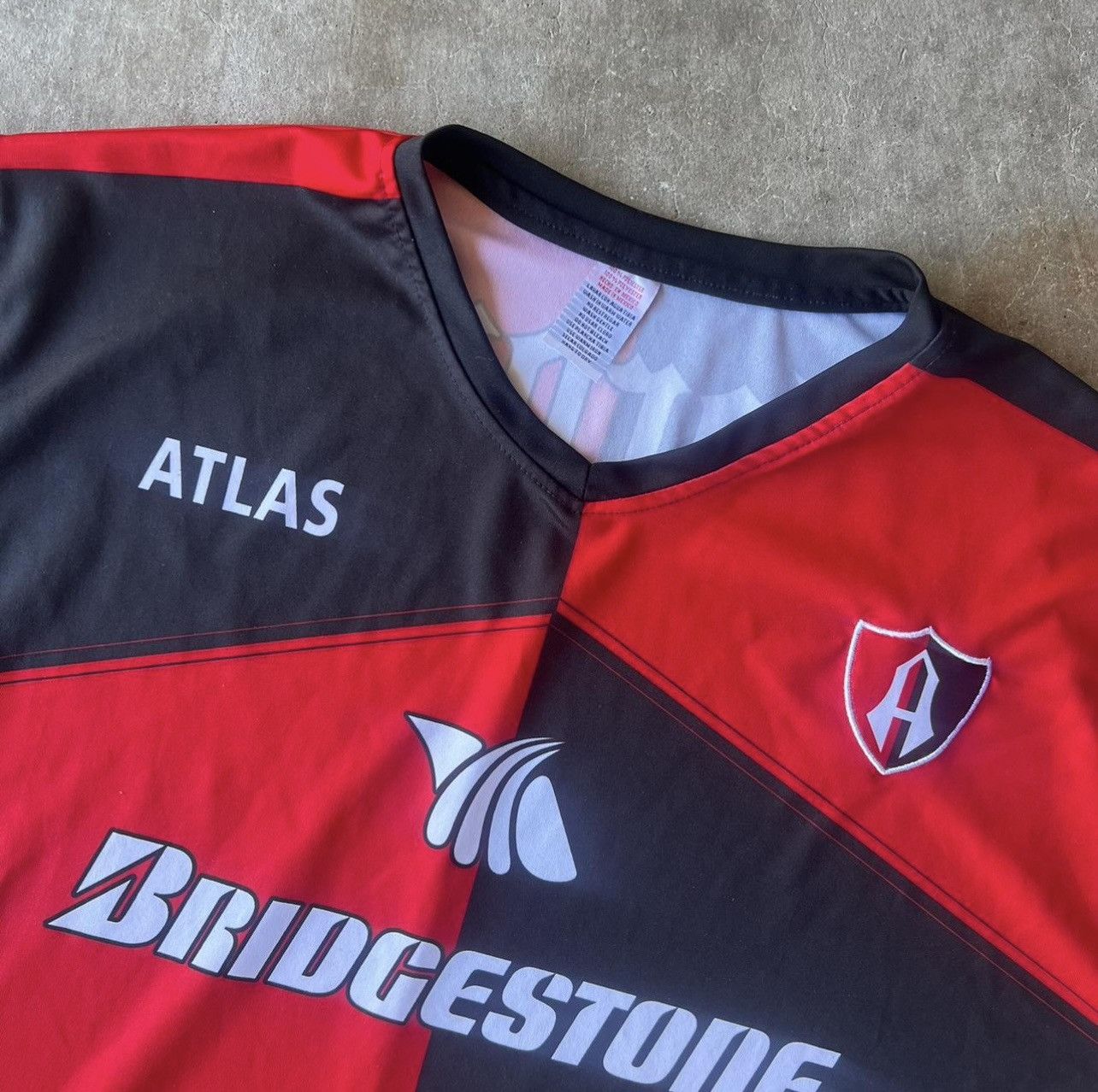 Designer × Vintage Atlas Soccer Jersey Size Medium / Large Size US M / EU 48-50 / 2 - 2 Thumbnail