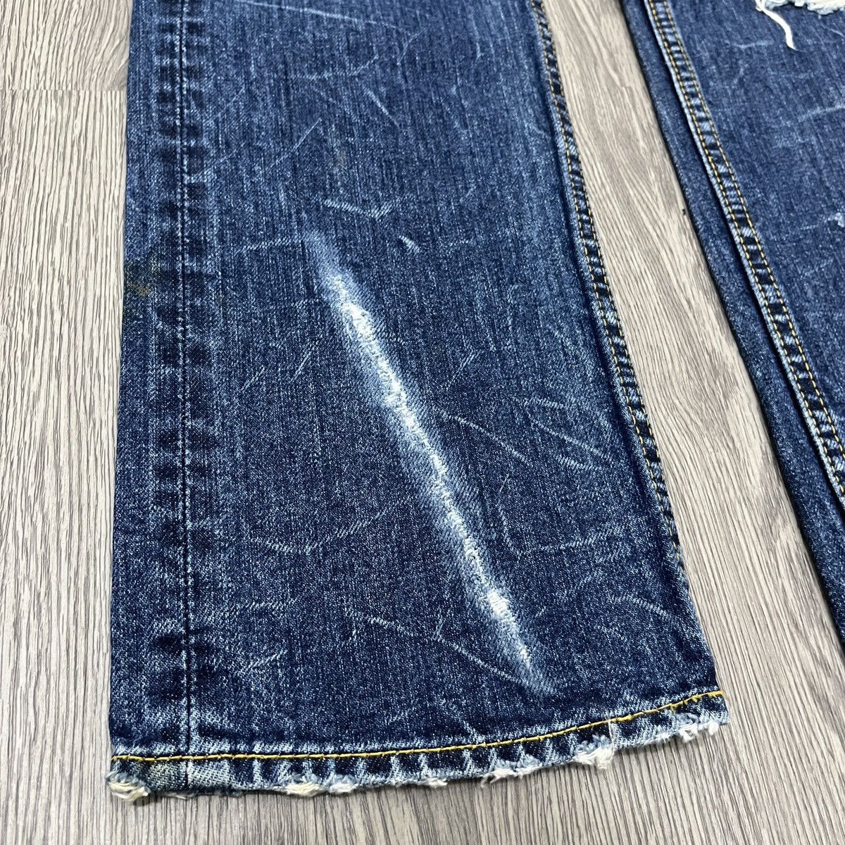 Japanese Brand Antgauge - Double Waist Distressed Patchwork Denim Ifaix Lgb Size US 27 - 11 Thumbnail