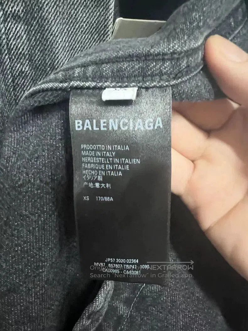 Balenciaga Balenciaga Denim Jacket 4199. Size US S / EU 44-46 / 1 - 4 Thumbnail