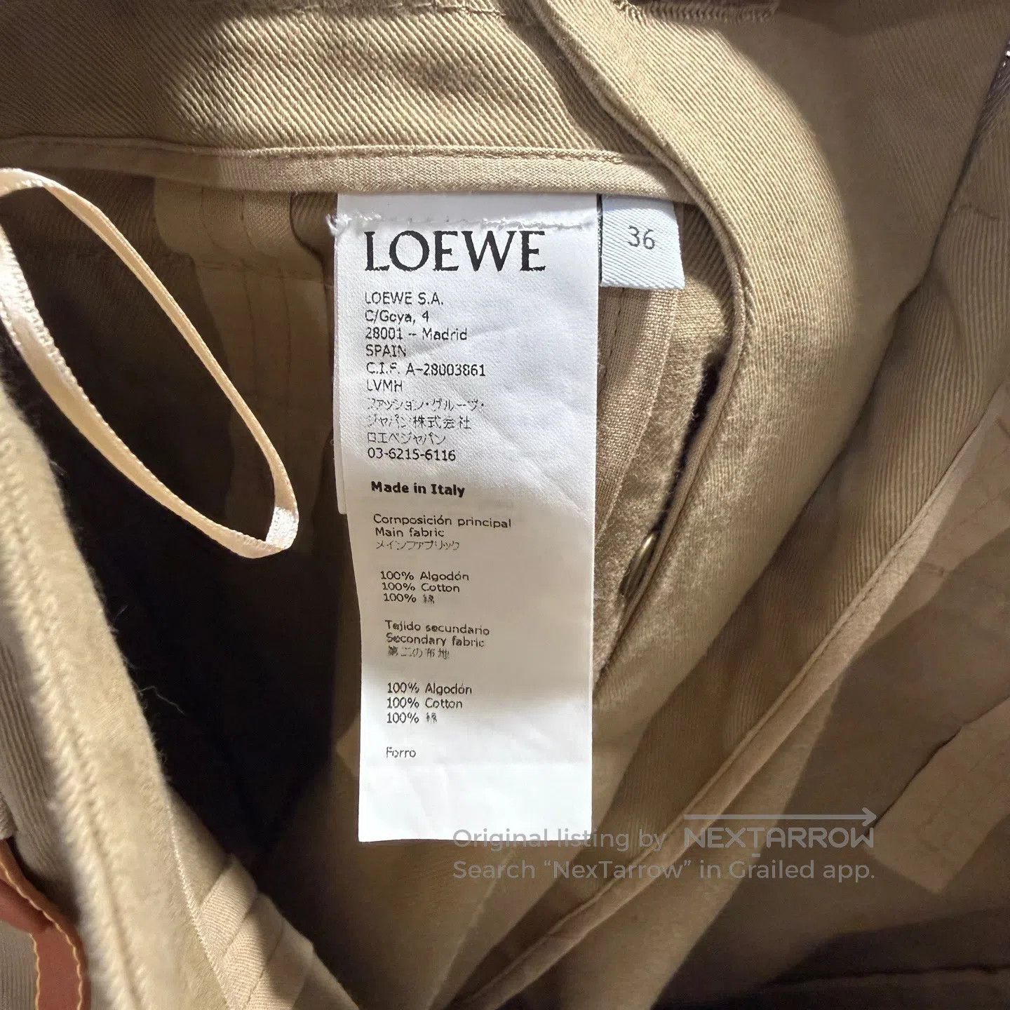Loewe Loewe Cargo Shorts| Size 35" - 4 Thumbnail