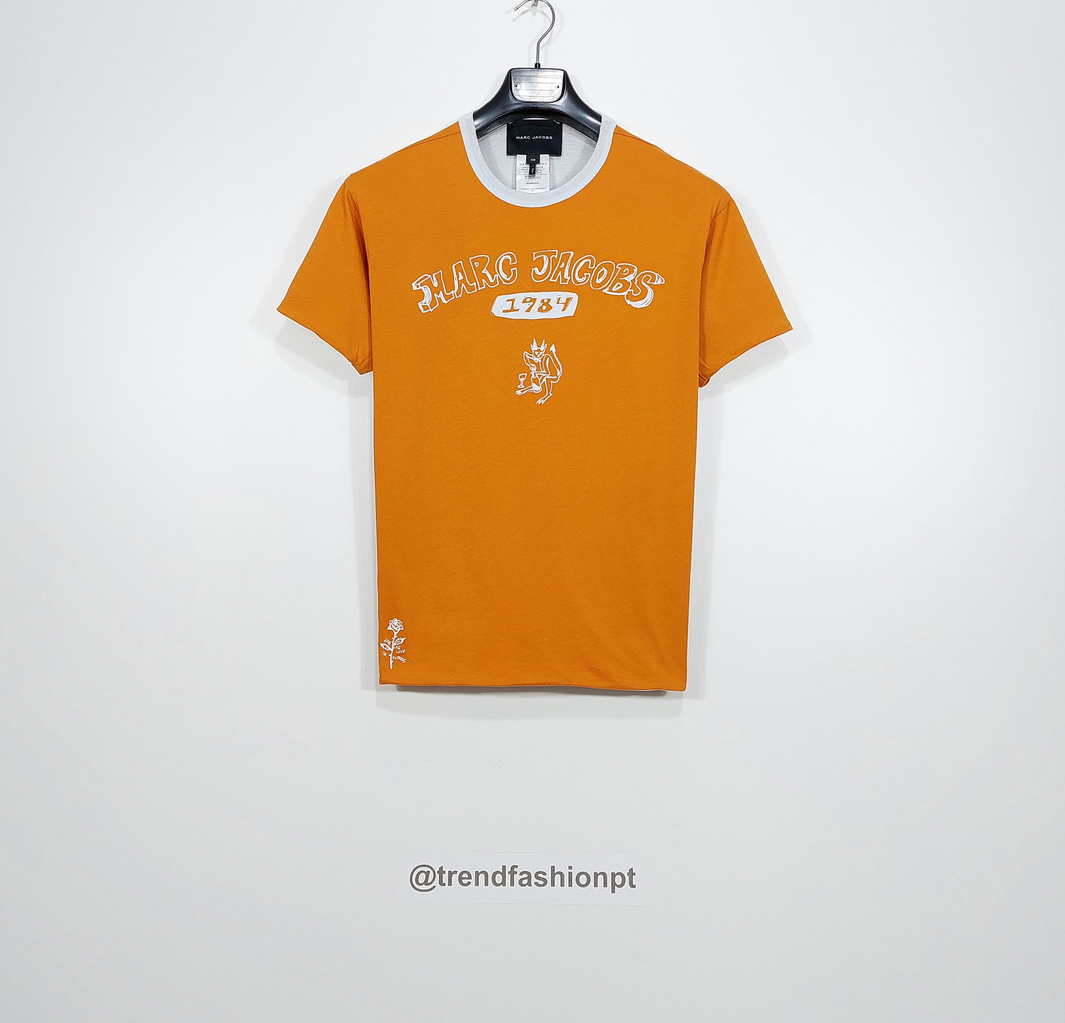 Marc Jacobs reversible cotton tshirt - orange XS Size XS / US 0-2 / IT 36-38 - 1 Thumbnail