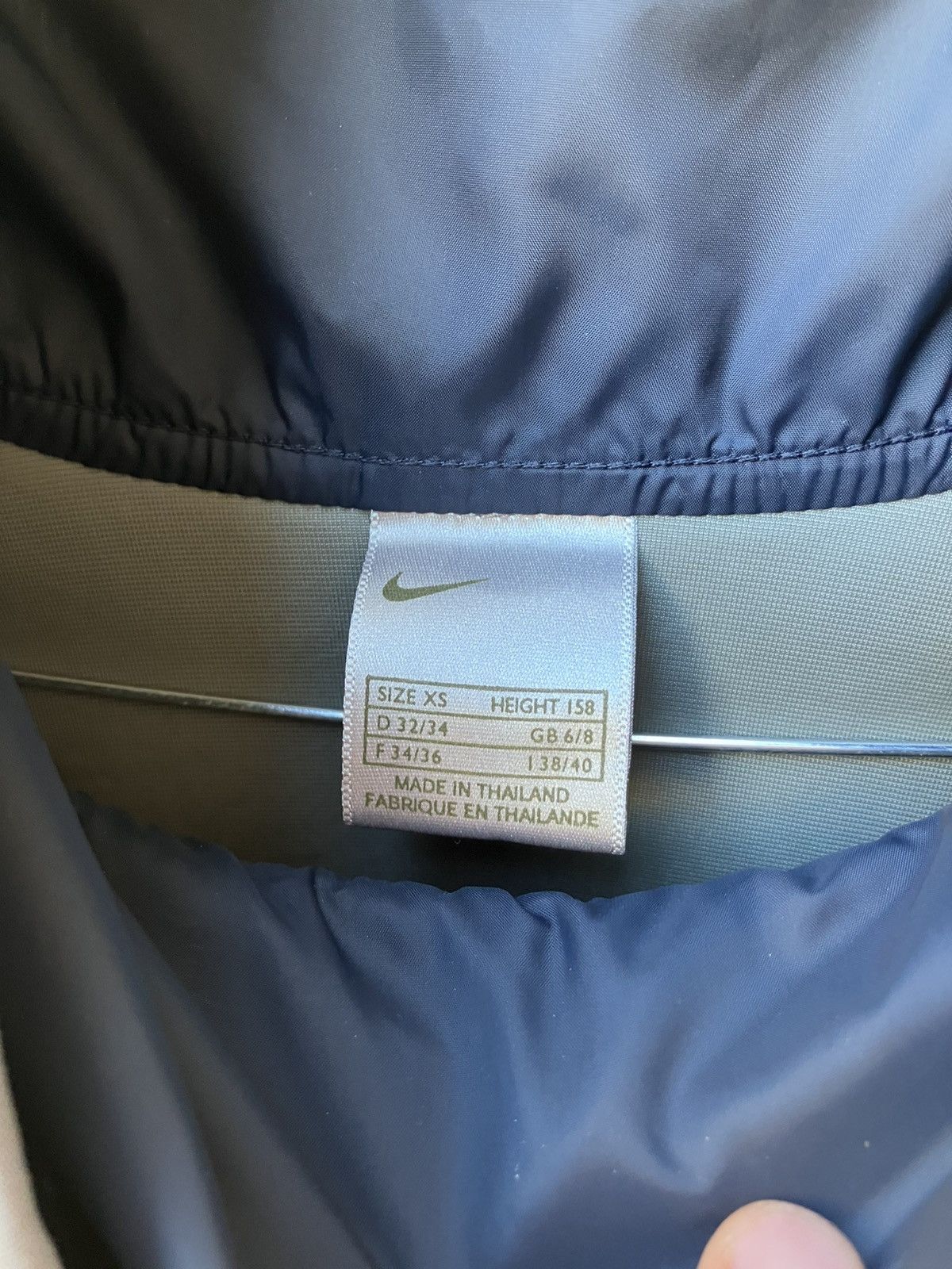 Nike Rare Early 2000s Nike Paneled Velcro Nylon Jacket Size XS / US 0-2 / IT 36-38 - 7 Thumbnail