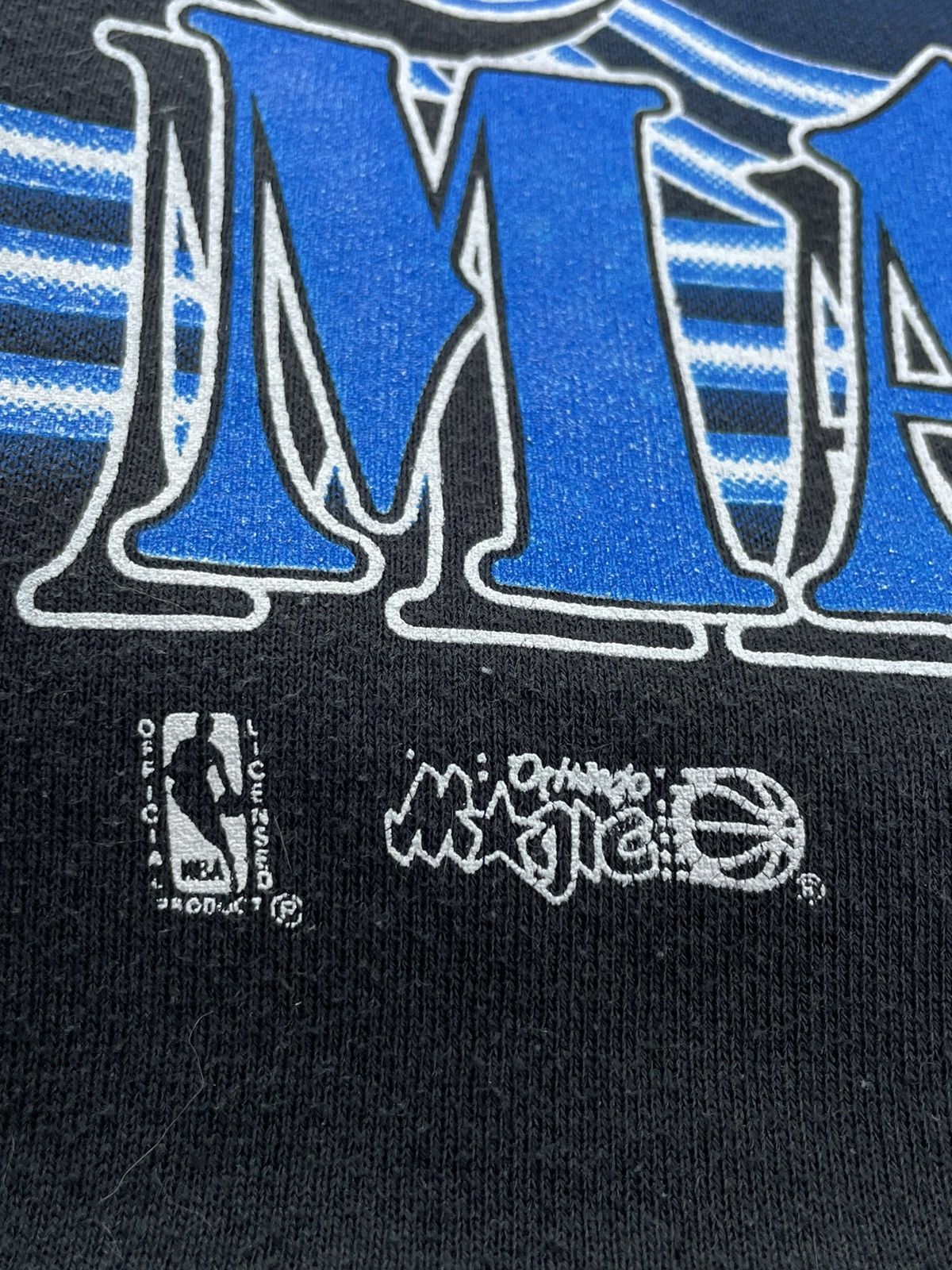 NBA Vintage 90’s Orlando Magic NBA Sweatshirt Black RARE Size US XL / EU 56 / 4 - 5 Thumbnail