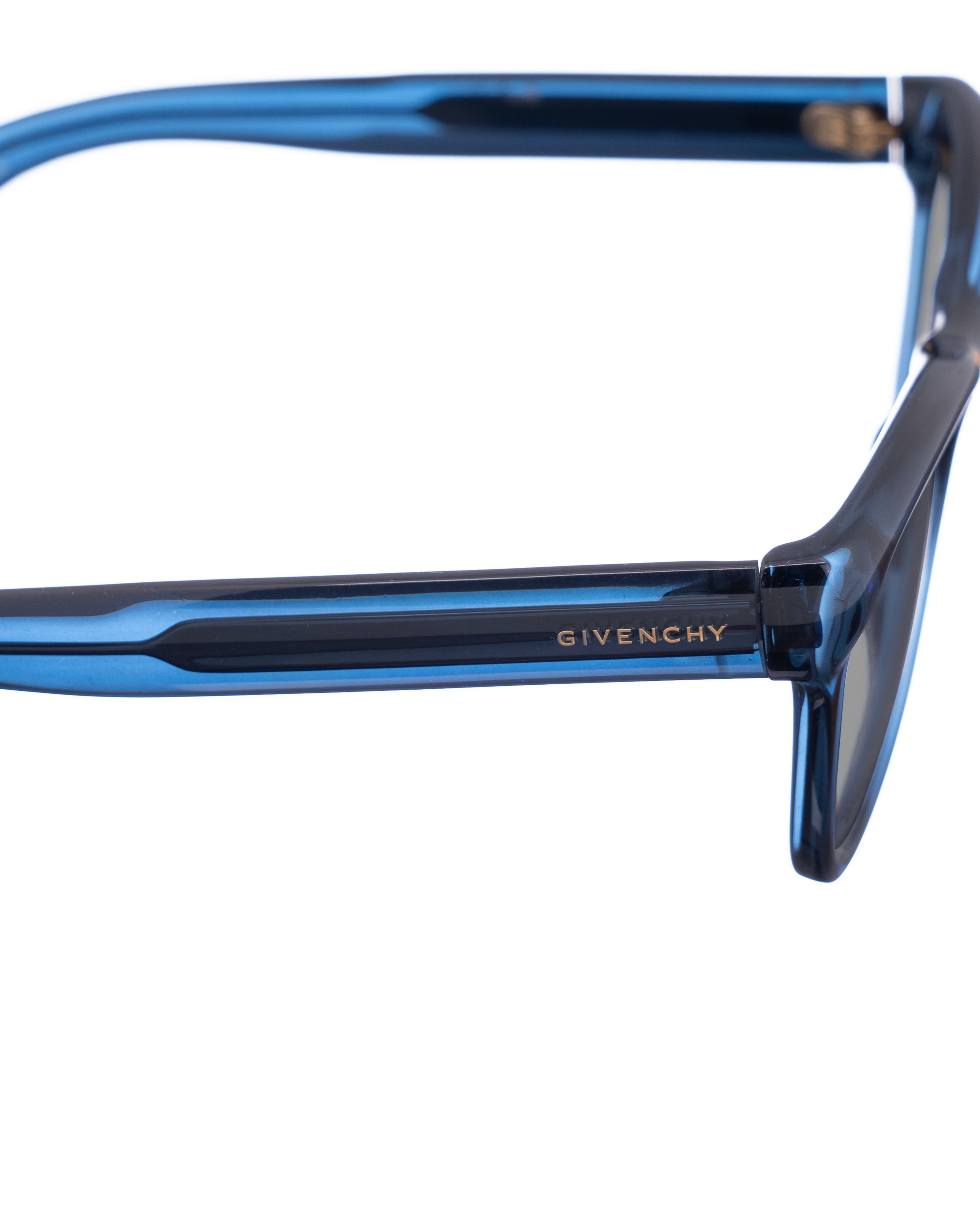Givenchy Givenchy 00s Bold Nerdy Navy Blue Sunglasses Size ONE SIZE - 2 Thumbnail