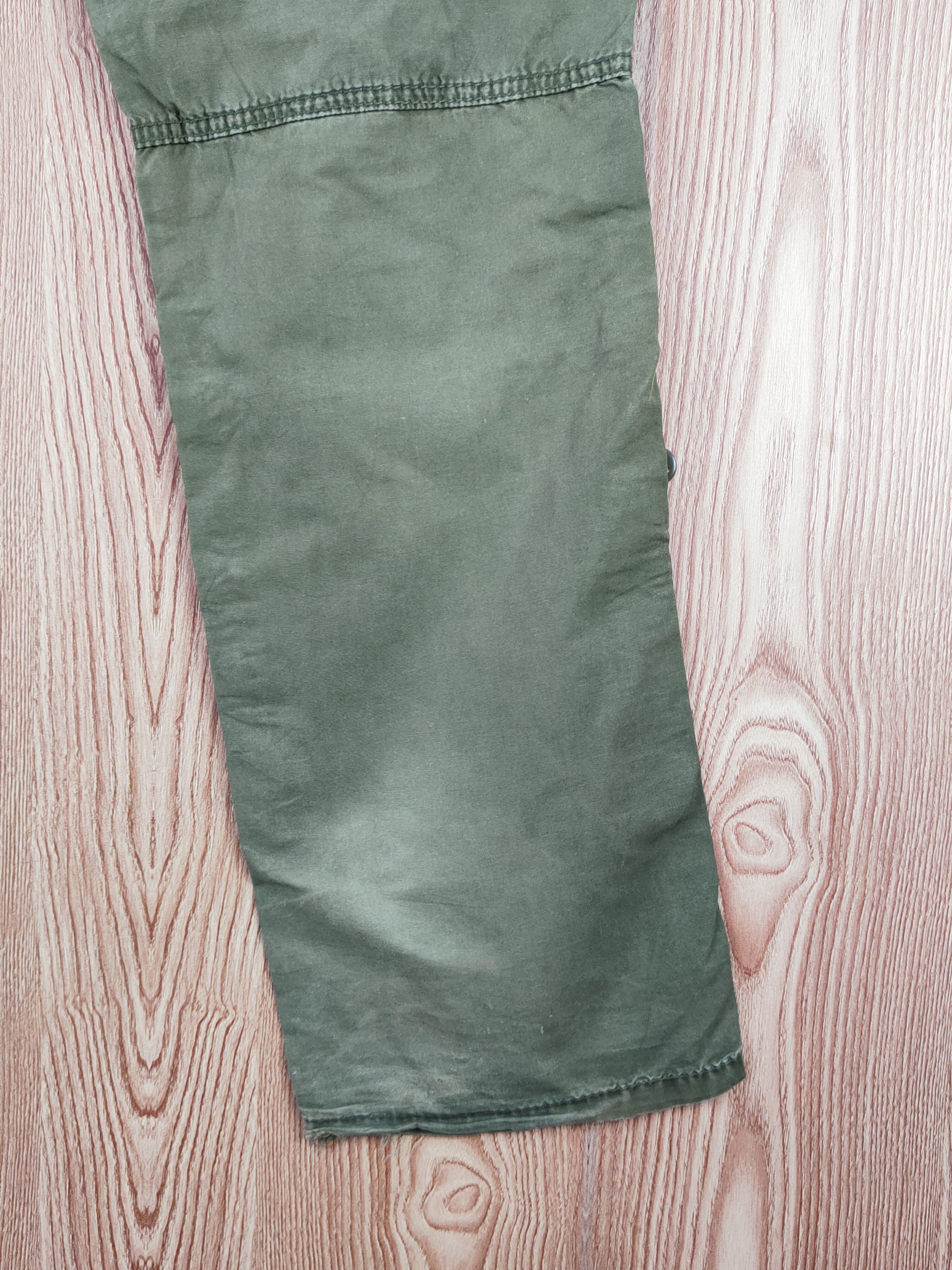 Japanese Brand Japanese Brand Green Faded Multipocket Cargo Pants #W846 Size US 32 / EU 48 - 11 Thumbnail