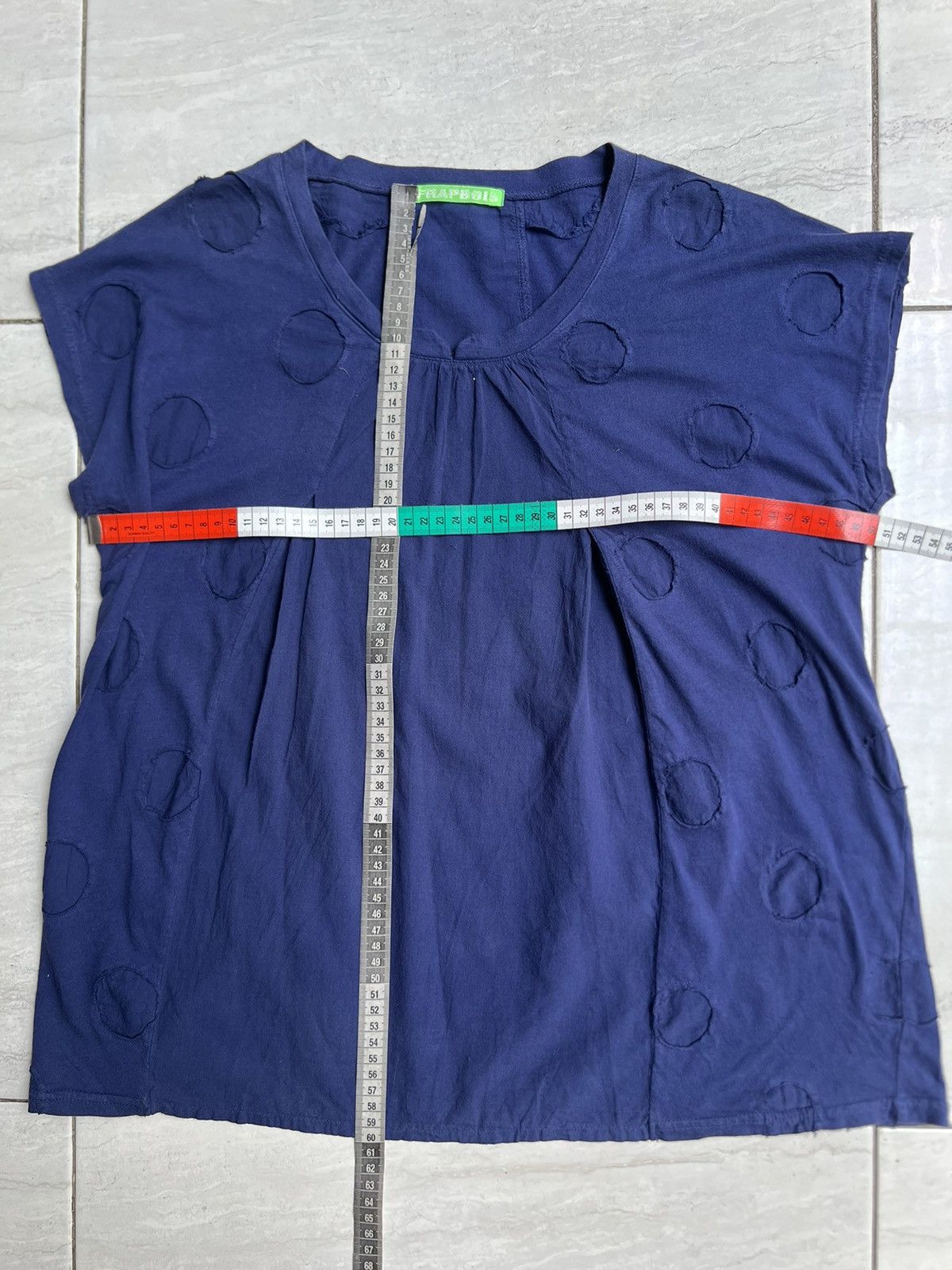 Frapbois FRAPBOIS Issey Miyake Blue T-shirt Size US M / EU 48-50 / 2 - 7 Thumbnail