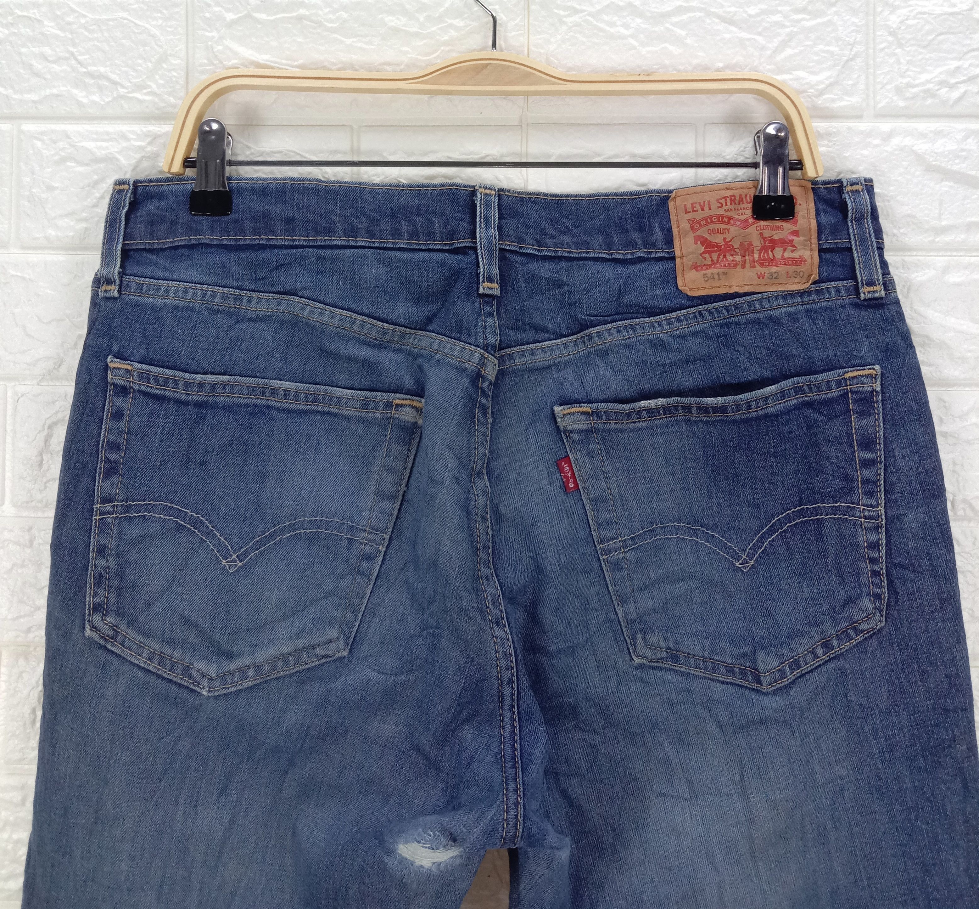 Levi's Vintage Levi's 541 Jeans Earth Tone Distressed Denim Size US 32 / EU 48 - 6 Thumbnail