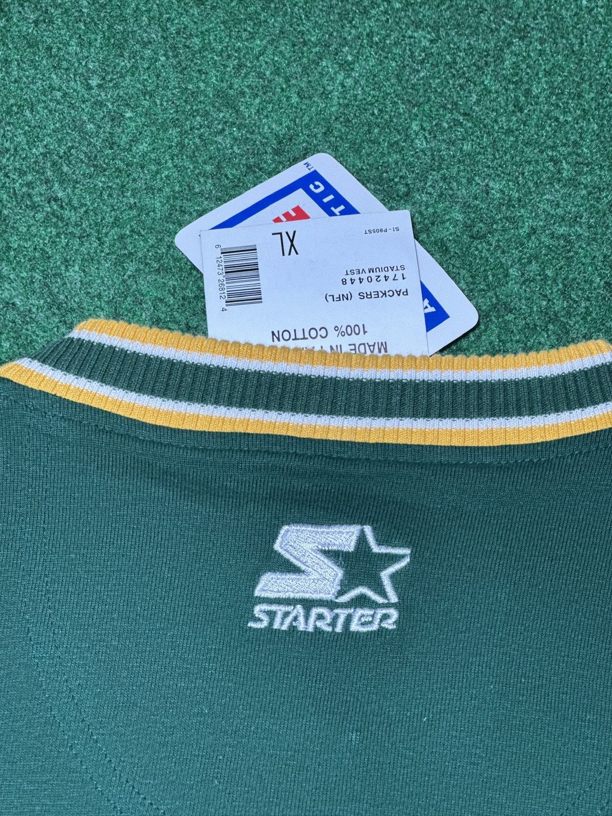Starter Vintage 90s Green Bay Packers Starter NWT XL Sweater Vest Size US XL / EU 56 / 4 - 5 Thumbnail