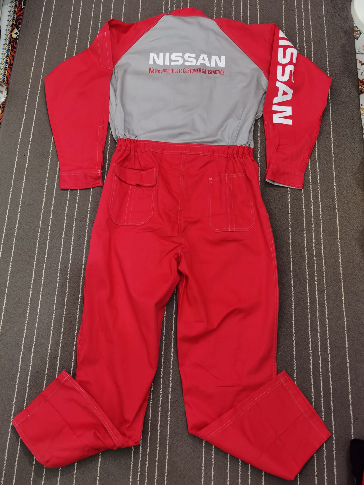 Japanese Brand JDM X NISSAN COVERALL M W34-40 3431 Size US 31 - 2 Thumbnail