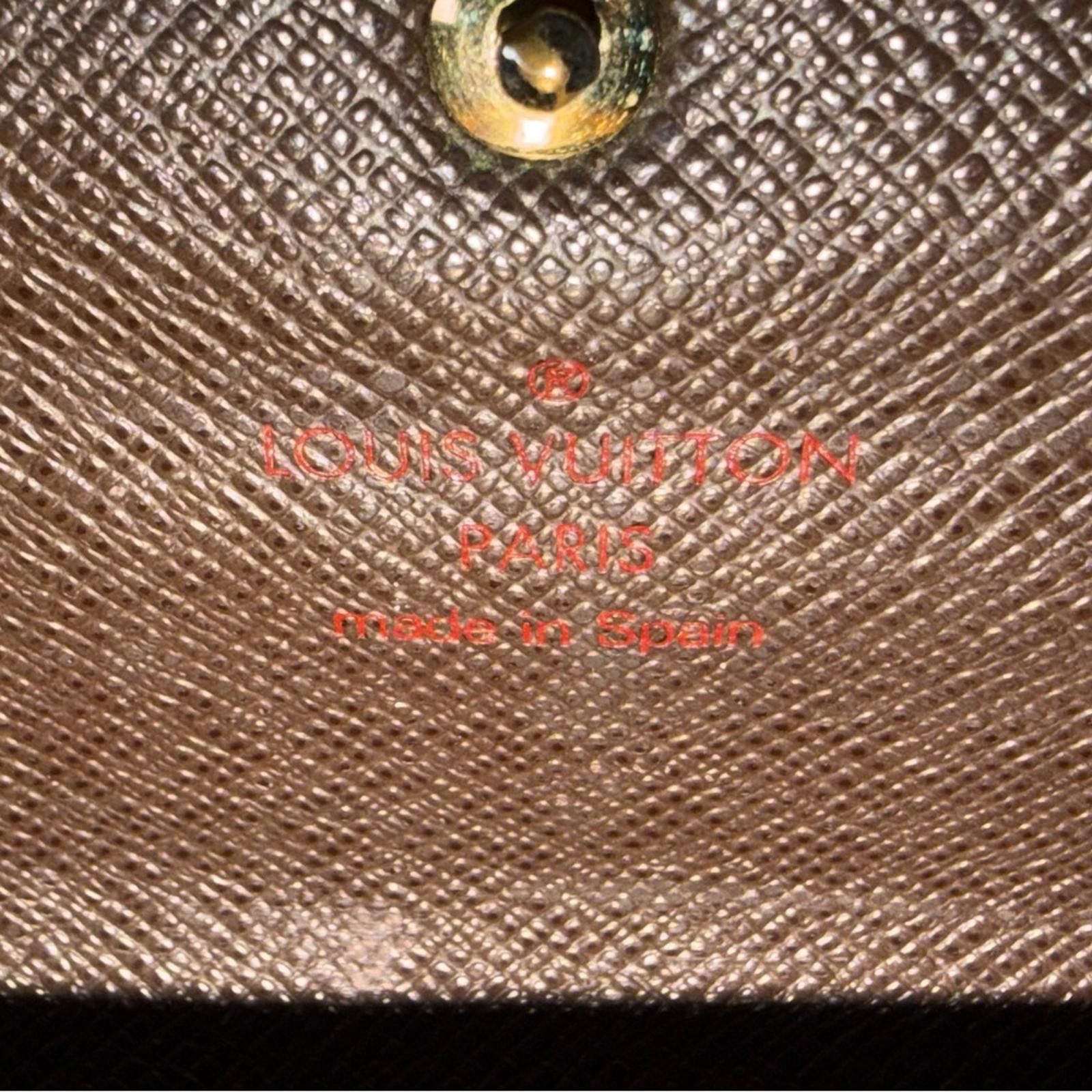 Louis Vuitton Vintage Louis Vuitton Demier Sarah Ebene Leather Wallet Size ONE SIZE - 3 Thumbnail
