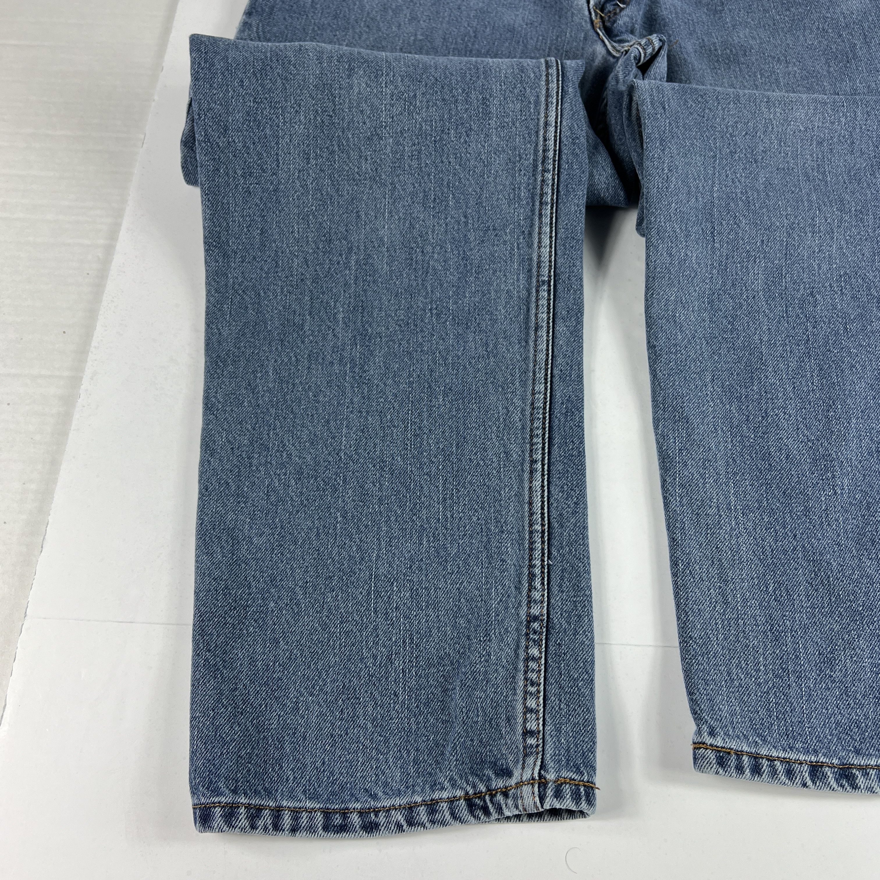 Levi's Y2K Levi's Jean 550 Relaxed Straight Blue Faded Cotton Denim Size US 34 / EU 50 - 6 Thumbnail