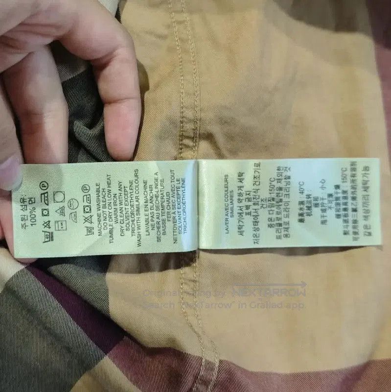 Burberry Burberry Khaki Cotton Long Sleeve Shirt. Size XS / US 0-2 / IT 36-38 - 5 Thumbnail
