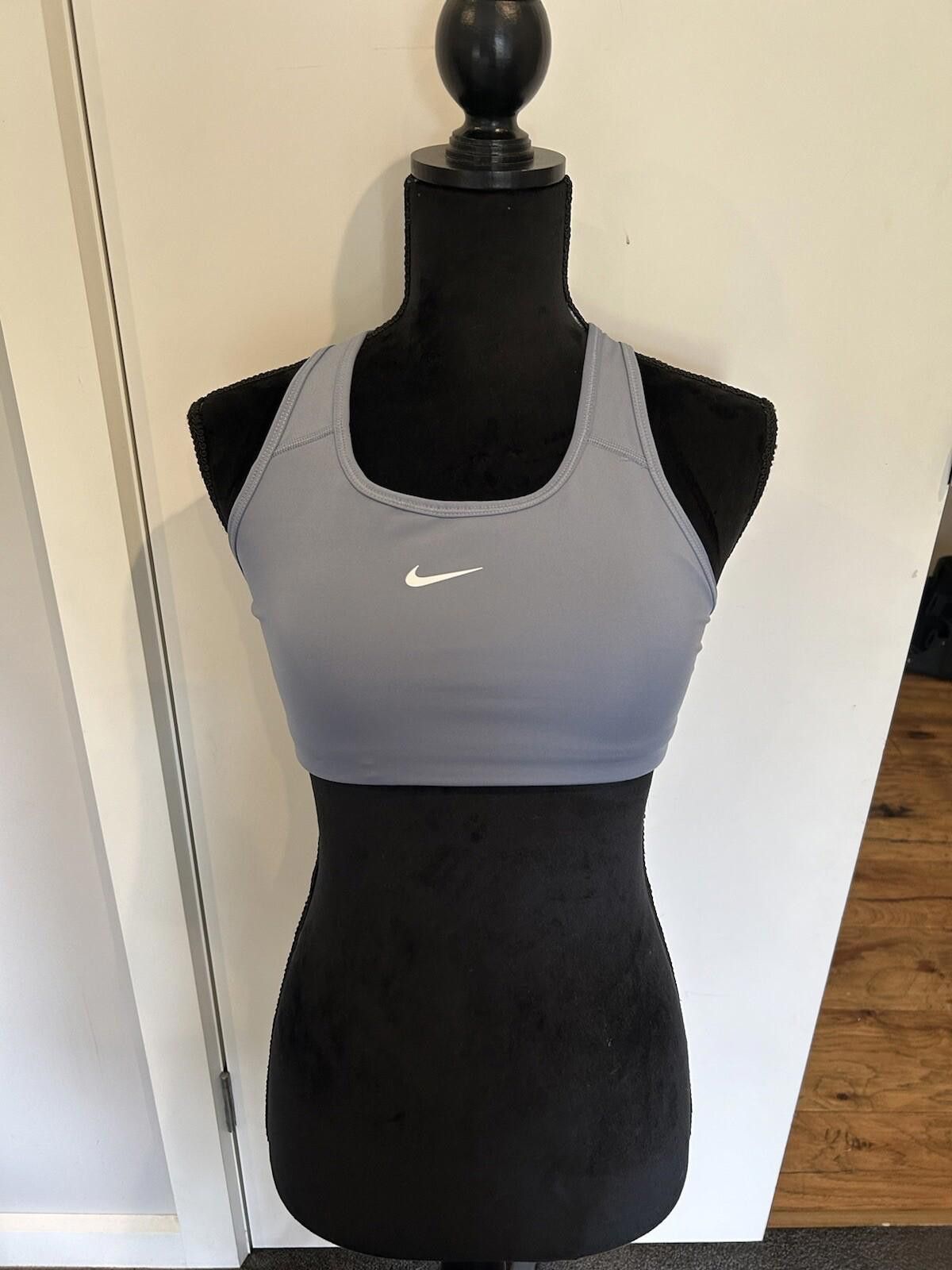 Nike Nike Dri Fit Running Activewear Grey crop top - Size M (003) Size M / US 6-8 / IT 42-44 - 6 Thumbnail