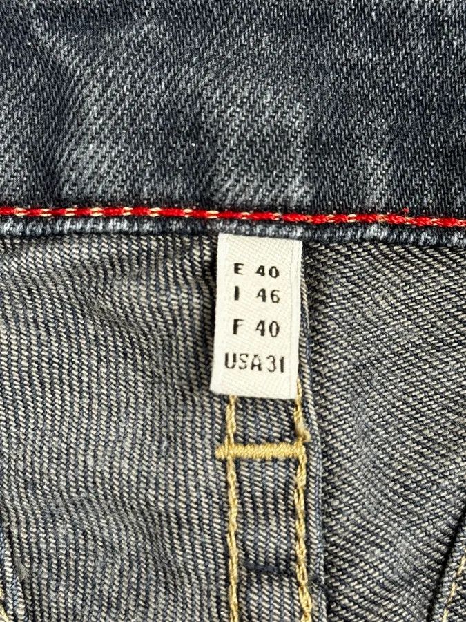 Marithe + Francois Girbaud 2000s Marithé + François Girbaud Faded Blue Slim Pants Size US 30 / EU 46 - 12 Thumbnail