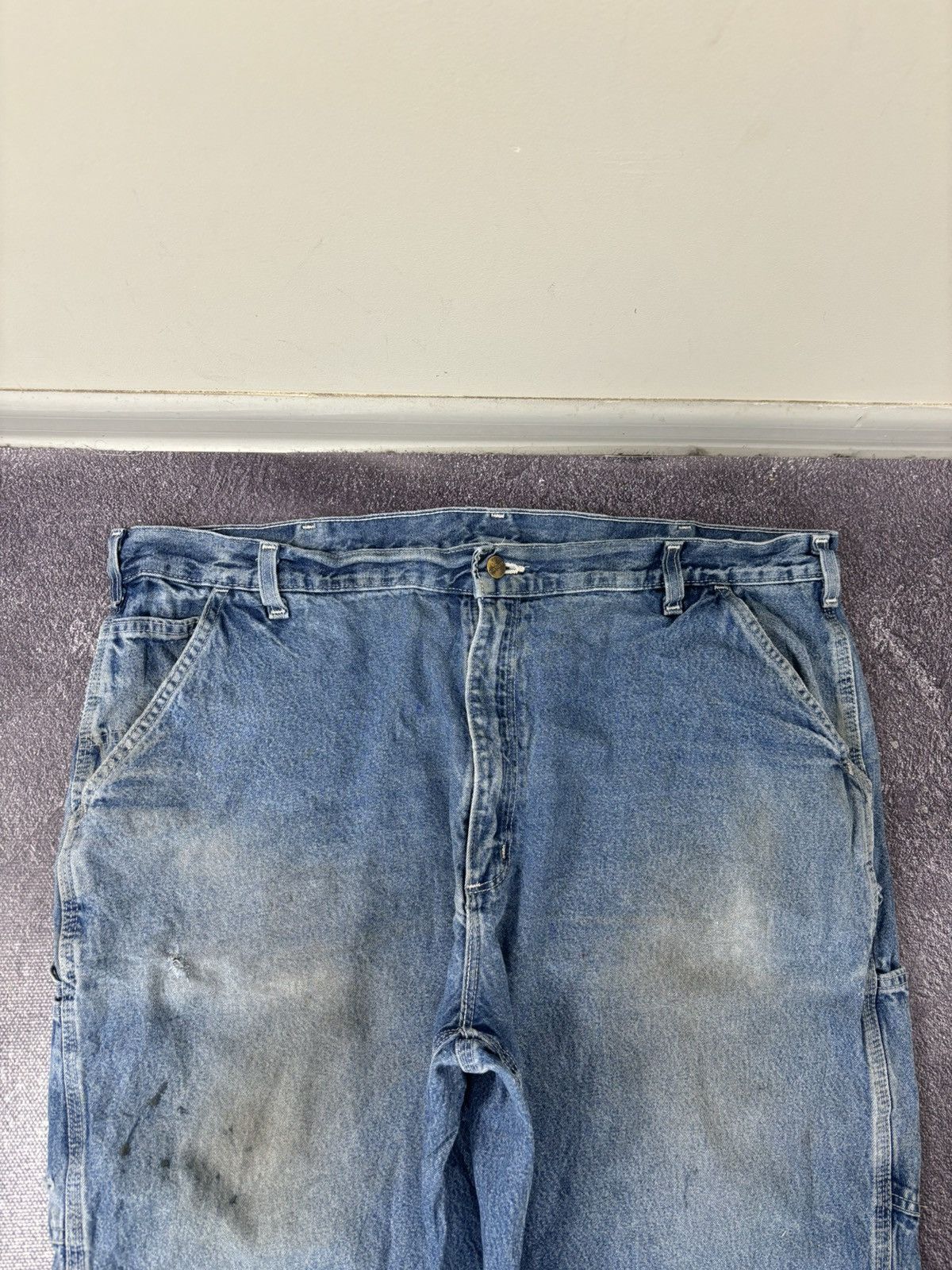 Carhartt Vintage Carhartt Loose Original Fit Blue Baggy Denim Jeans Size US 42 / EU 58 - 11 Thumbnail