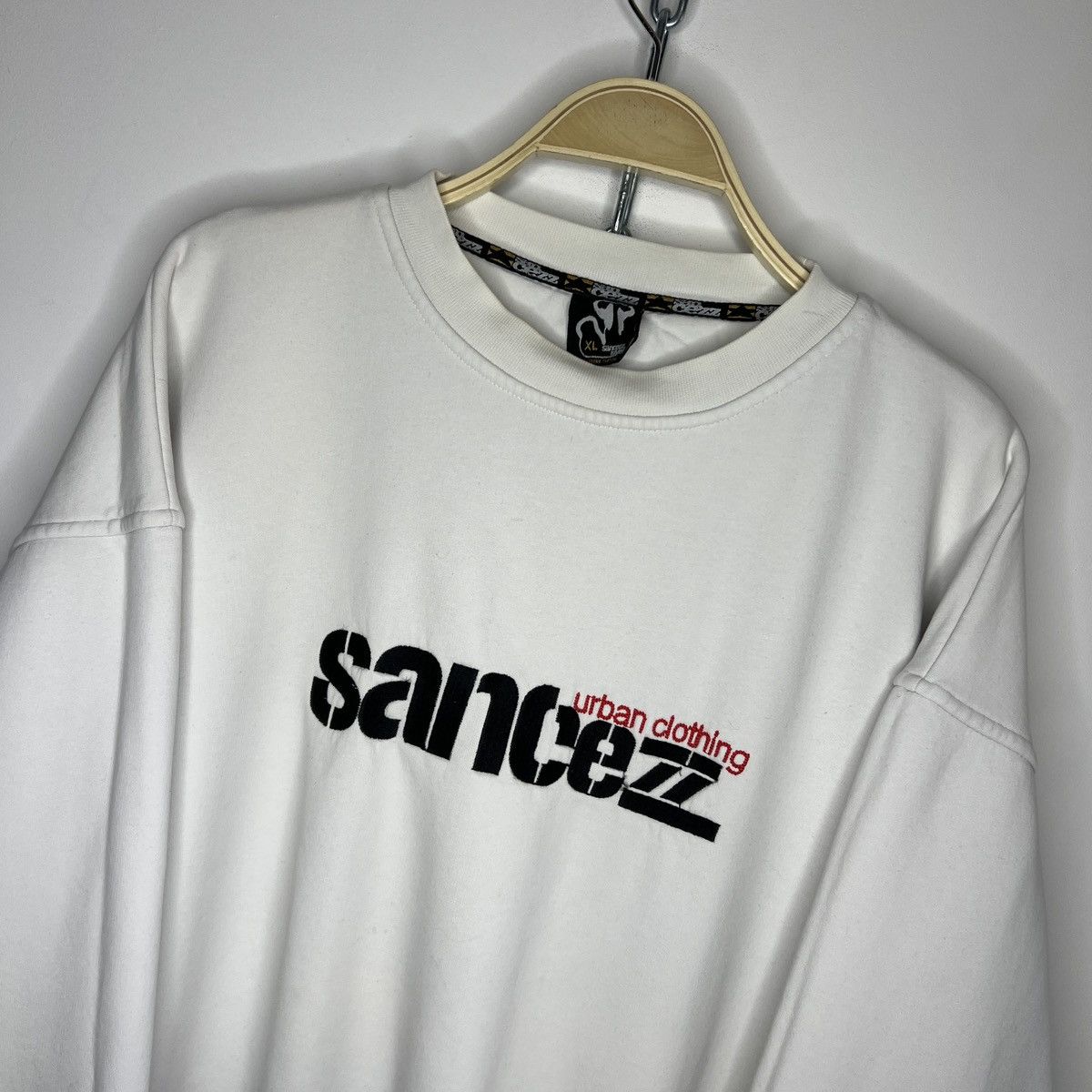 Vintage × Wu-Tang Clan Vintage Sancezz Heavy Weight Boxy Crewneck Sweatshirt 90s Size US XL / EU 56 / 4 - 4 Thumbnail