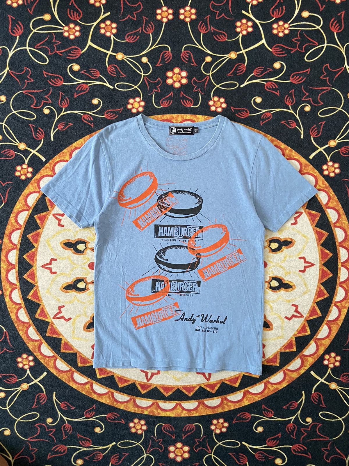 Hysteric Glamour NADY WARHOL X HYSTERIC GLAMOUR HAMBURGER RETRO FONT Size US S / EU 44-46 / 1 - 1 Thumbnail