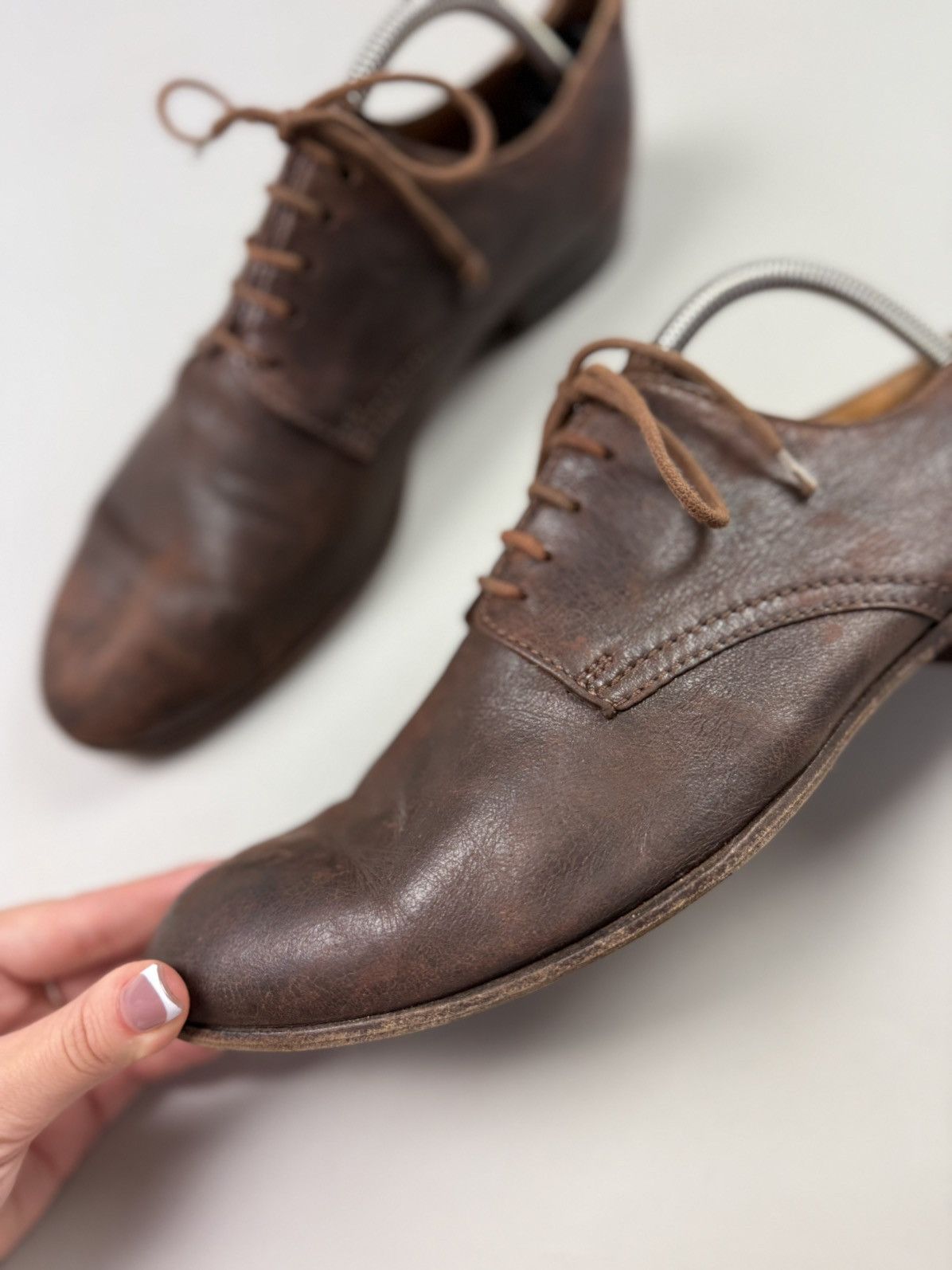 MoMA Moma Men’s Avant-Garde Lace Up Leather Formal Oxford Shoes Size US 8 / EU 41 - 15 Thumbnail