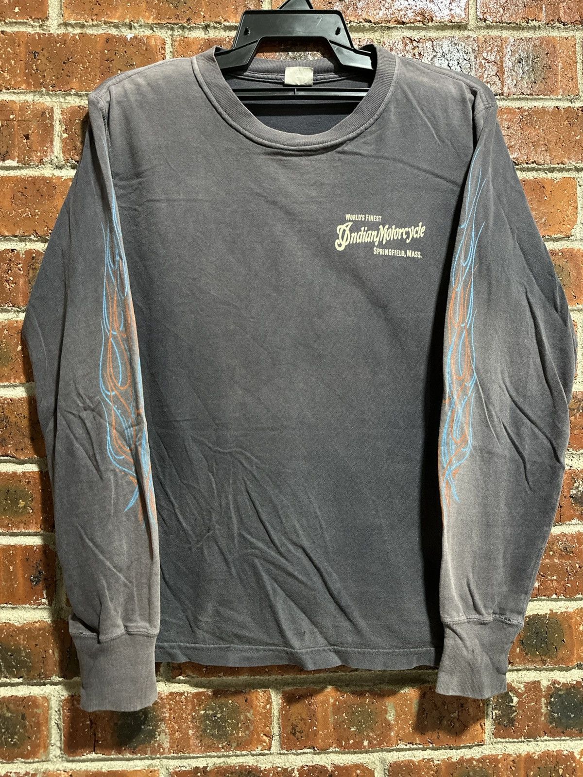 Indian Motorcycle Thrashed Vintage Indian Motorcycle Sun Faded Tee Size US M / EU 48-50 / 2 - 2 Thumbnail