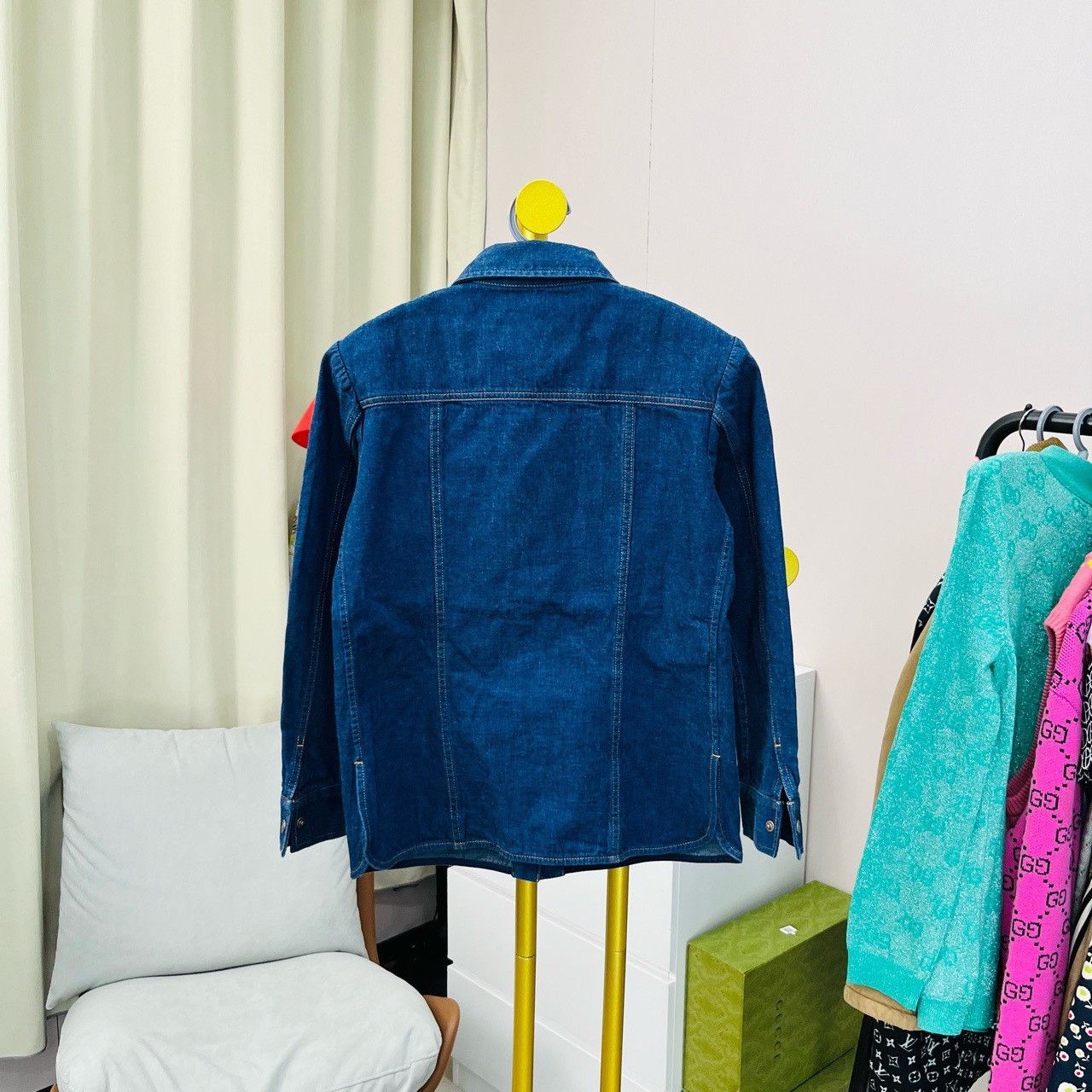 Gucci Gucci Size 38 Denim vintage logo shirt 2501-Nextarrow Size US XXS / EU 40 - 2 Thumbnail