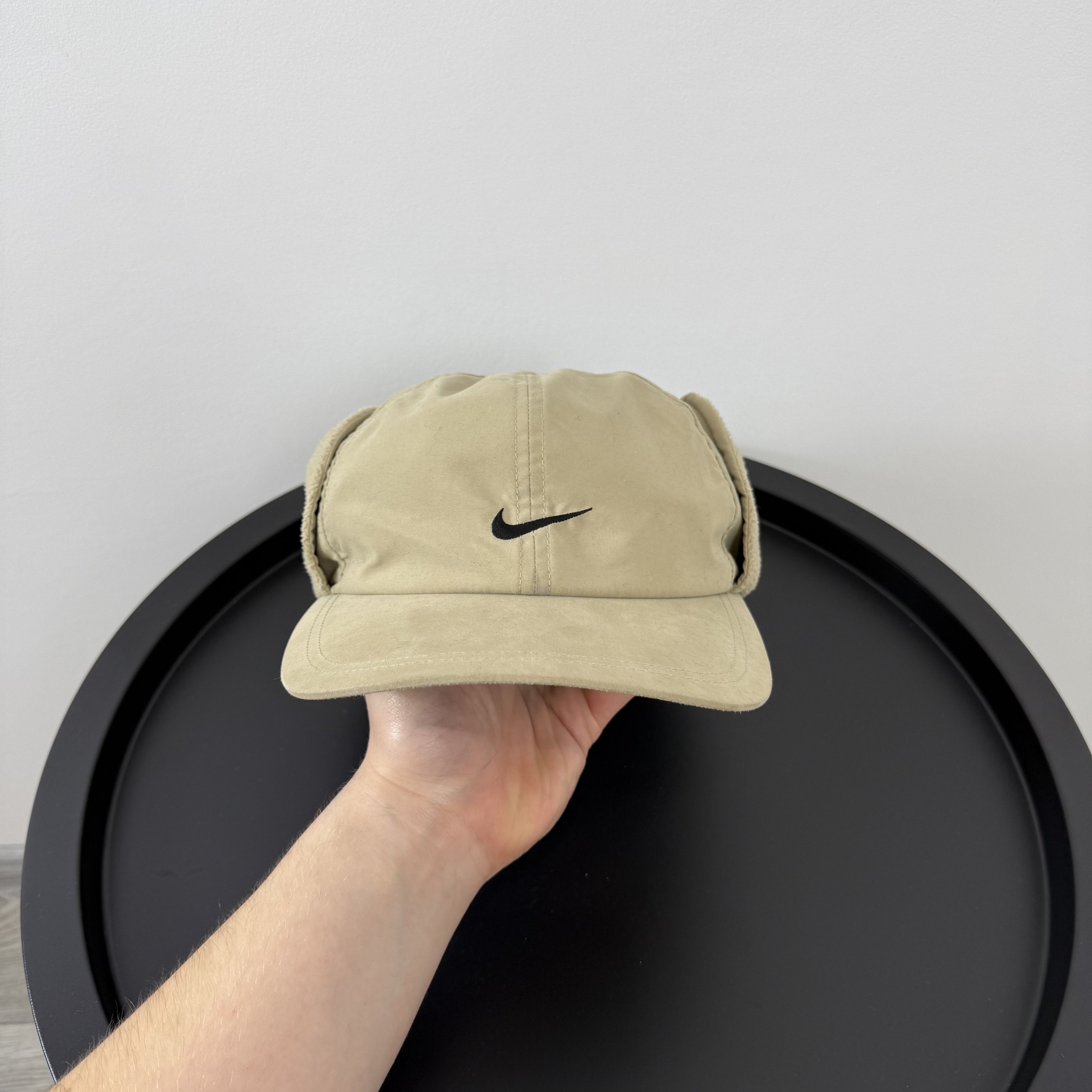 Nike Vintage Nike 90s Beige Winter Baseball Cap Hat Size ONE SIZE - 4 Thumbnail
