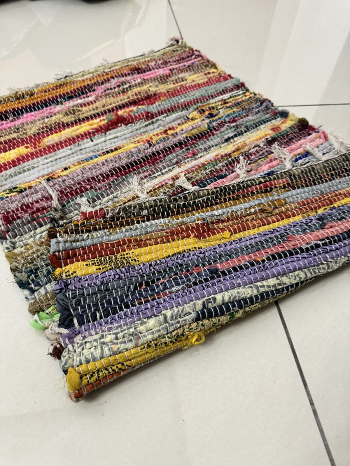 Other SASHIKO BORO MULTICOLORS DOOR MAT Size ONE SIZE - 6 Thumbnail