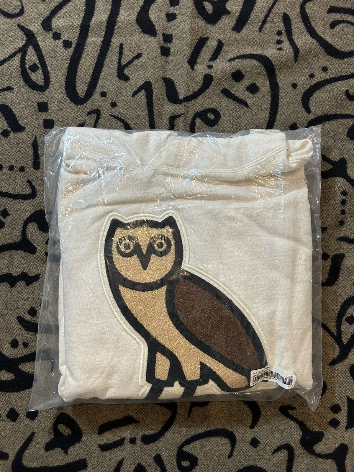 Drake × October's Very Own Chenille Bubble Og Owl Hoodie Size US L / EU 52-54 / 3 - 8 Thumbnail