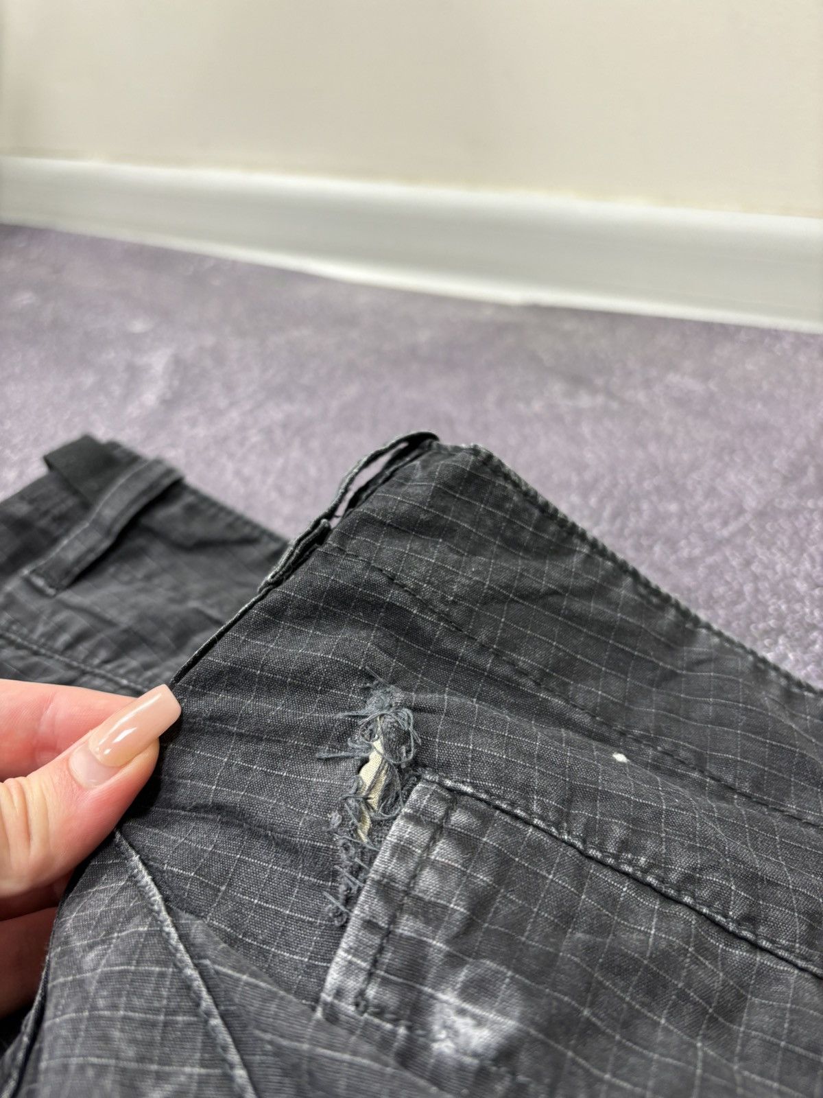 Carhartt Vintage Carhartt WIP Black USA Hype Cargo Aviation Pants Size US 29 - 10 Thumbnail