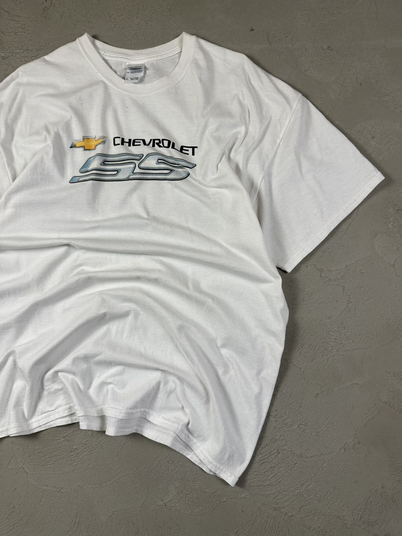 Vintage 00s Vintage Chevrolet 55 Racing T-shirt Hype Size US XL / EU 56 / 4 - 7 Thumbnail