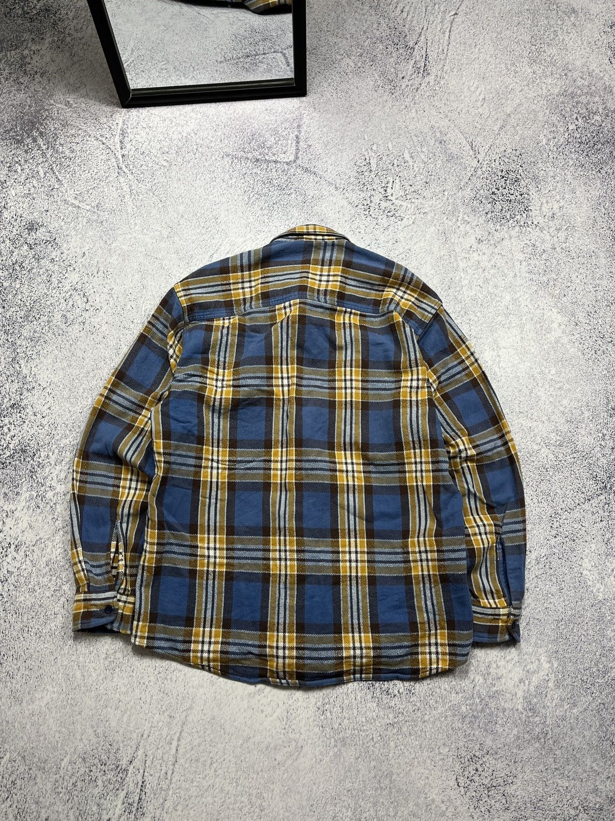Garment Reproduction of Workers × Vintage Vintage Pure Genius 90’s Work Plaid Overshirt Rare Old Money Size US L / EU 52-54 / 3 - 8 Thumbnail