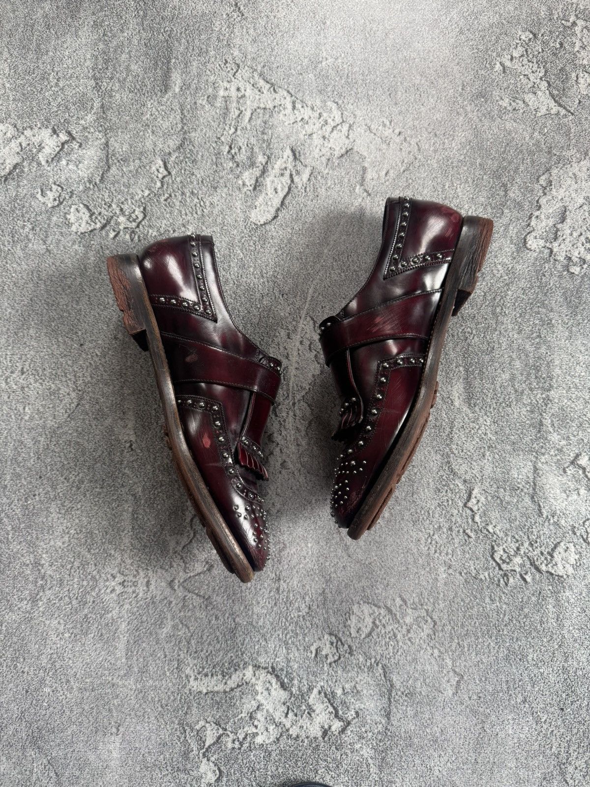 Church's Church’s Shanghai Leather Brogue Fringed Loafers monk shoes Size US 7.5 / IT 37.5 - 10 Thumbnail