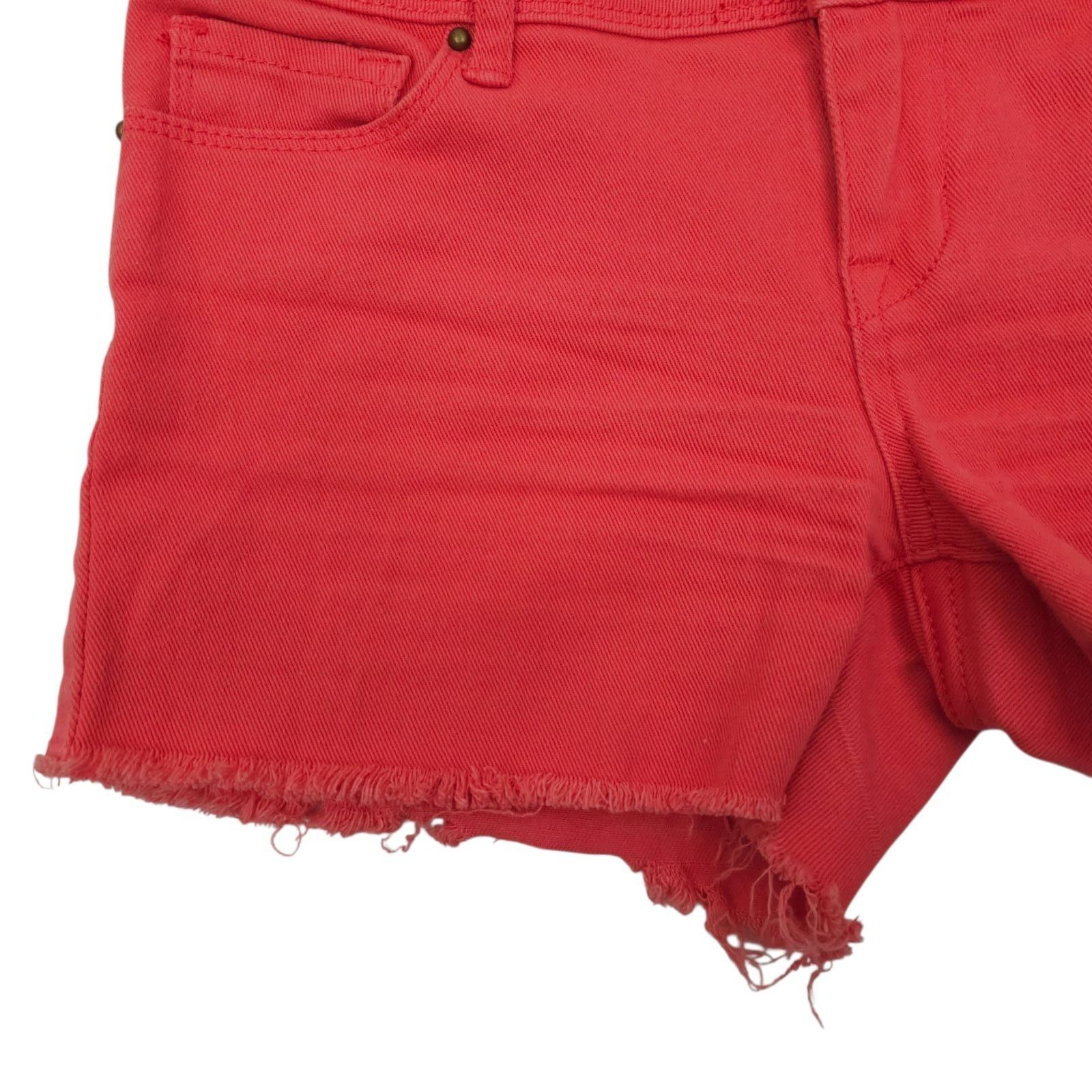 Other Delias Taylor Cut Off Denim Shorts Pink Coral Size 1/2 Low R Size 28" / US 6 / IT 42 - 11 Thumbnail
