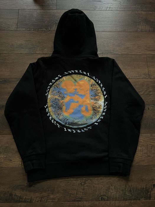 Supreme embryo discount hooded sweatshirt black