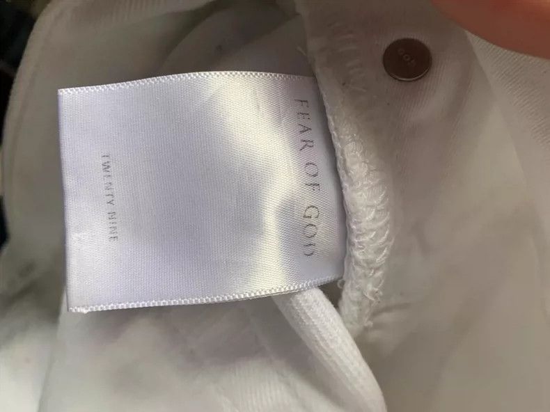 Fear of God Fear of God Limited white jeans Size US 29 - 5 Thumbnail