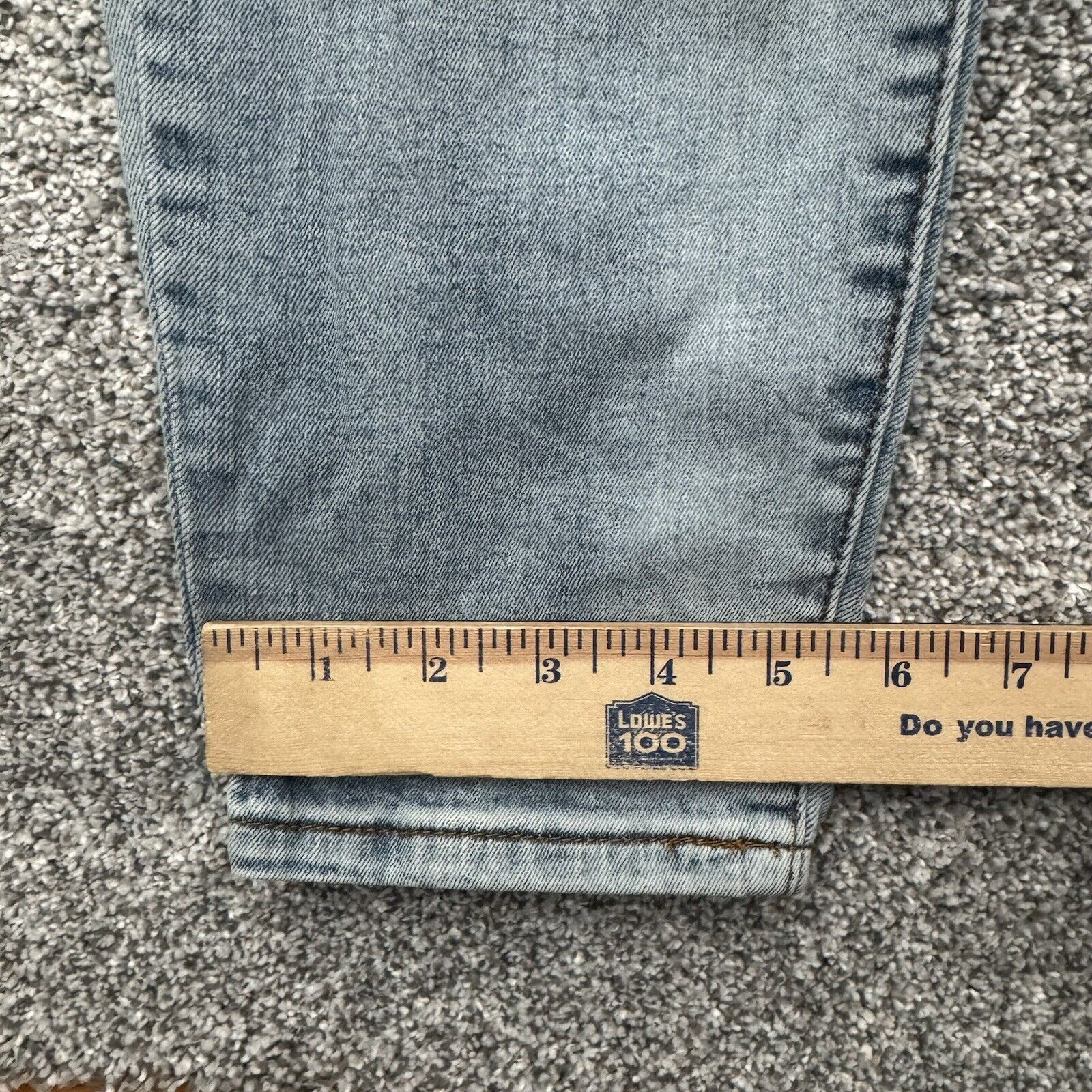 Other STS Blue Distressed Ankle Skinny Jeans Womens 31 Mid Rise Size 31" - 6 Thumbnail